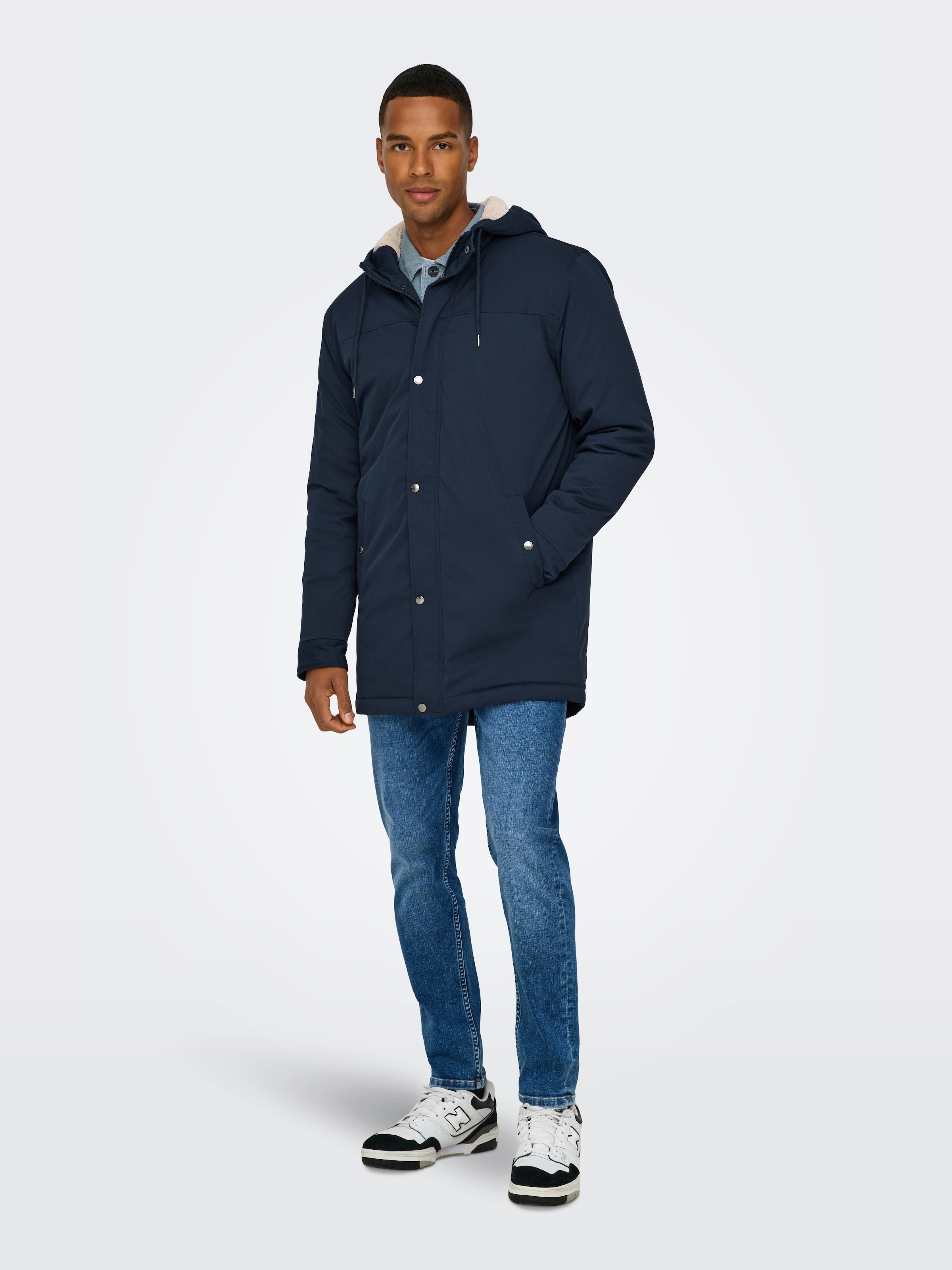 ONLY & SONS Parka »ONSALEXANDER LIFE PARKA OTW VD«, mit Kapuze
