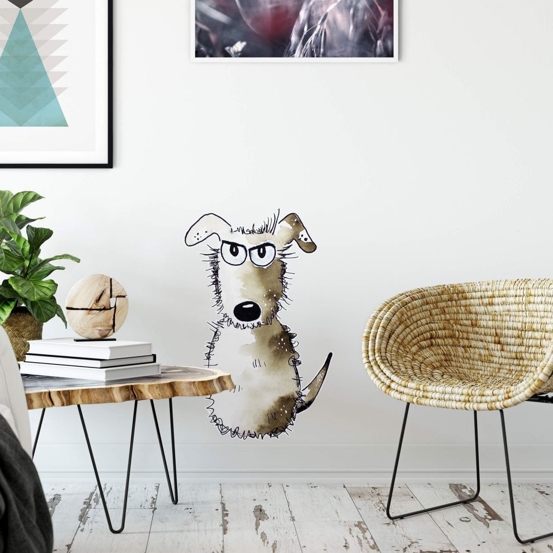 Wall-Art Wandtattoo »Lebensfreude - Kleiner Hund«, bestellen St.) (1 bequem