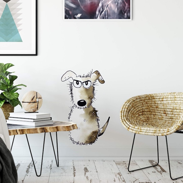 Wall-Art Wandtattoo »Lebensfreude - Kleiner Hund«, (1 St.) bequem bestellen