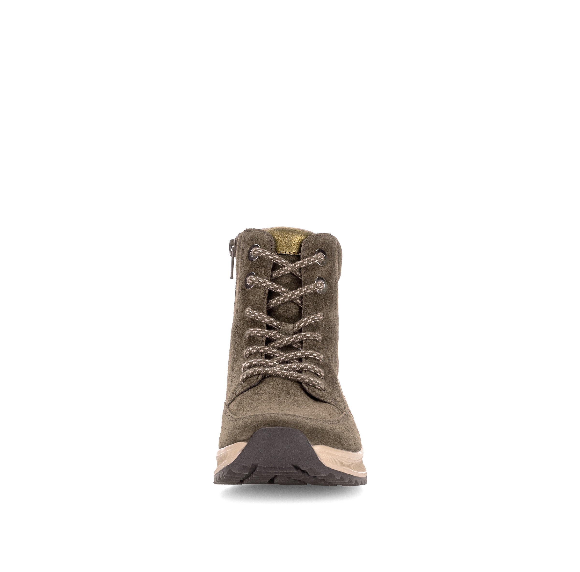 rollingsoft Schnürboots  Keilabsatz, High Top-Sneaker mit gepolstertem Schaftrand
