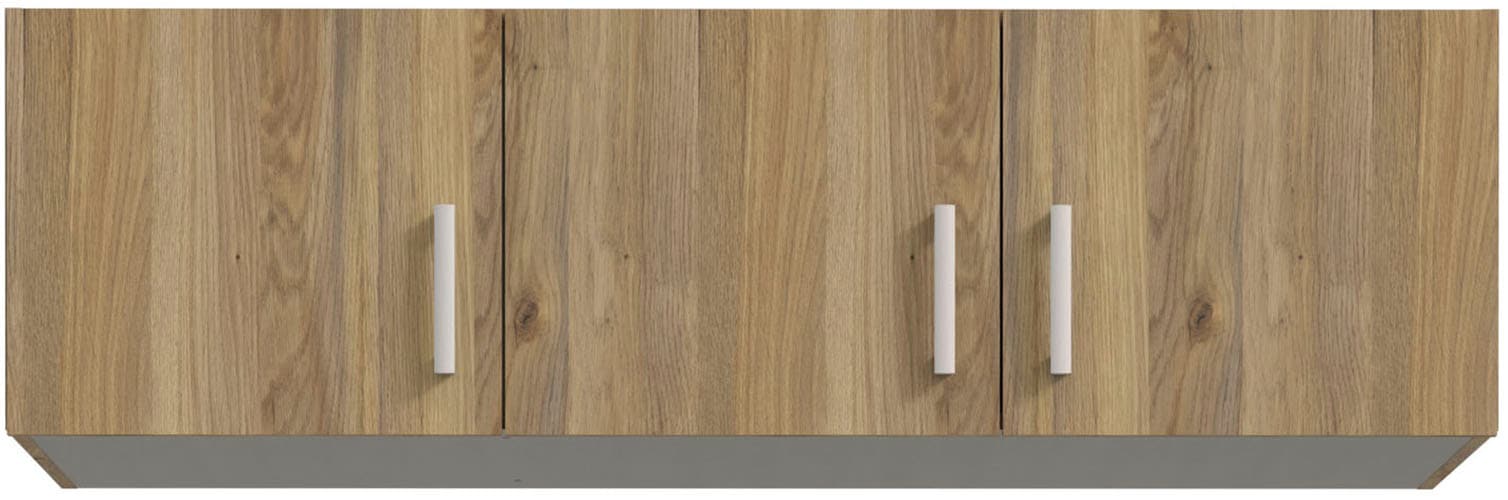 FORTE Schrankaufsatz Schrankaufsatz, Stauraum, 4 Türen, Raumnutzung