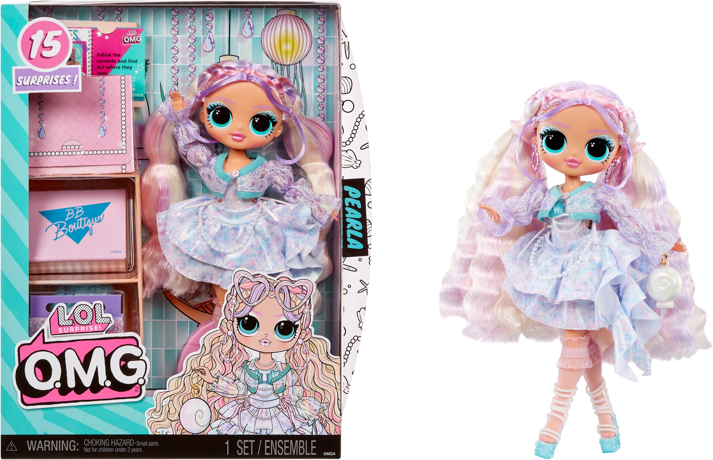 L.O.L. SURPRISE! Anziehpuppe »L.O.L. Surprise OMG Core - Pearl«