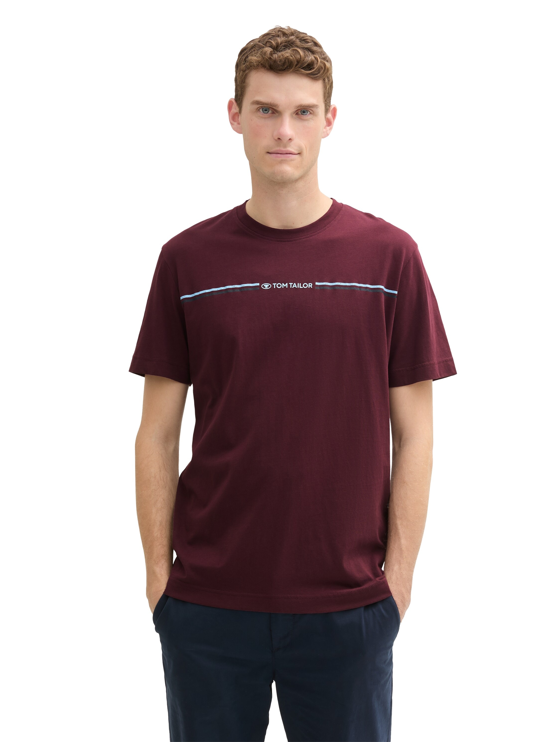 TOM TAILOR T-Shirt, mit Logofrontprint