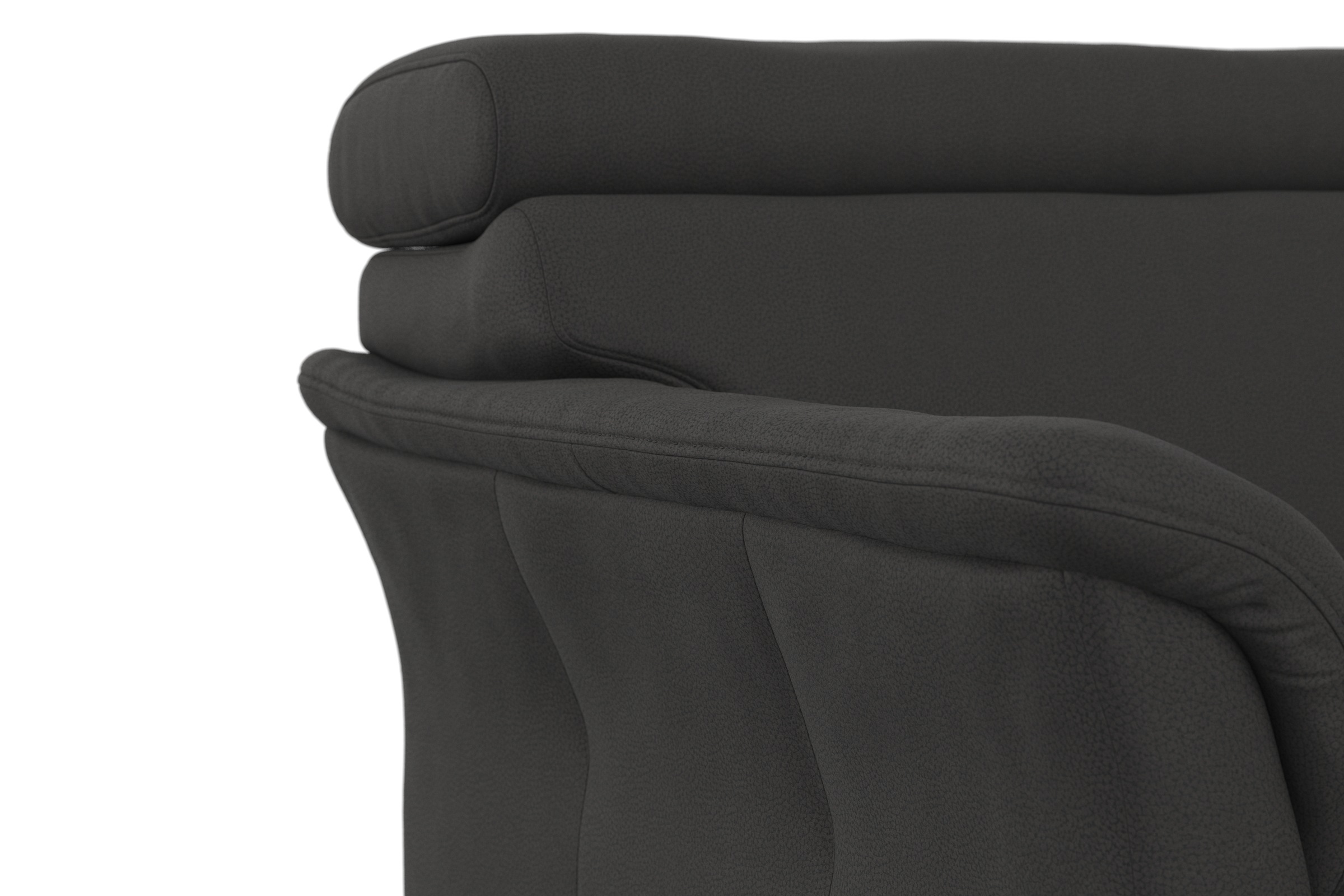sit&more Ecksofa »Marano L-Form«, inklusive Kopfteilverstellung, wahlweise mit Bettfunktion, Bettkasten