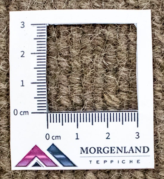 »Nepal morgenland Wollteppich handgeknüpft grün«, Teppich handgeknüpft rechteckig,