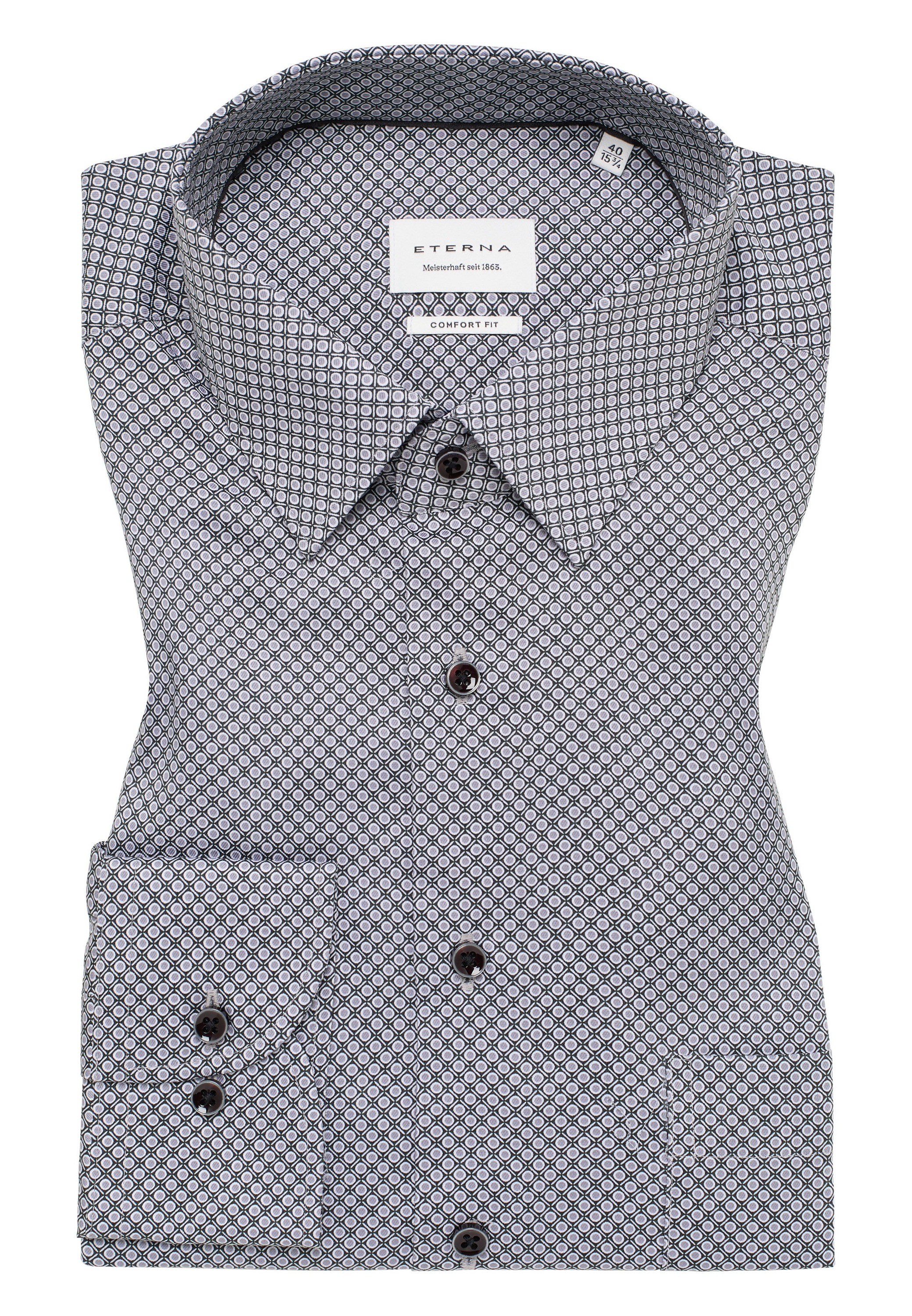 Eterna Langarmhemd »COMFORT FIT«, NON IRON (bügelfrei)