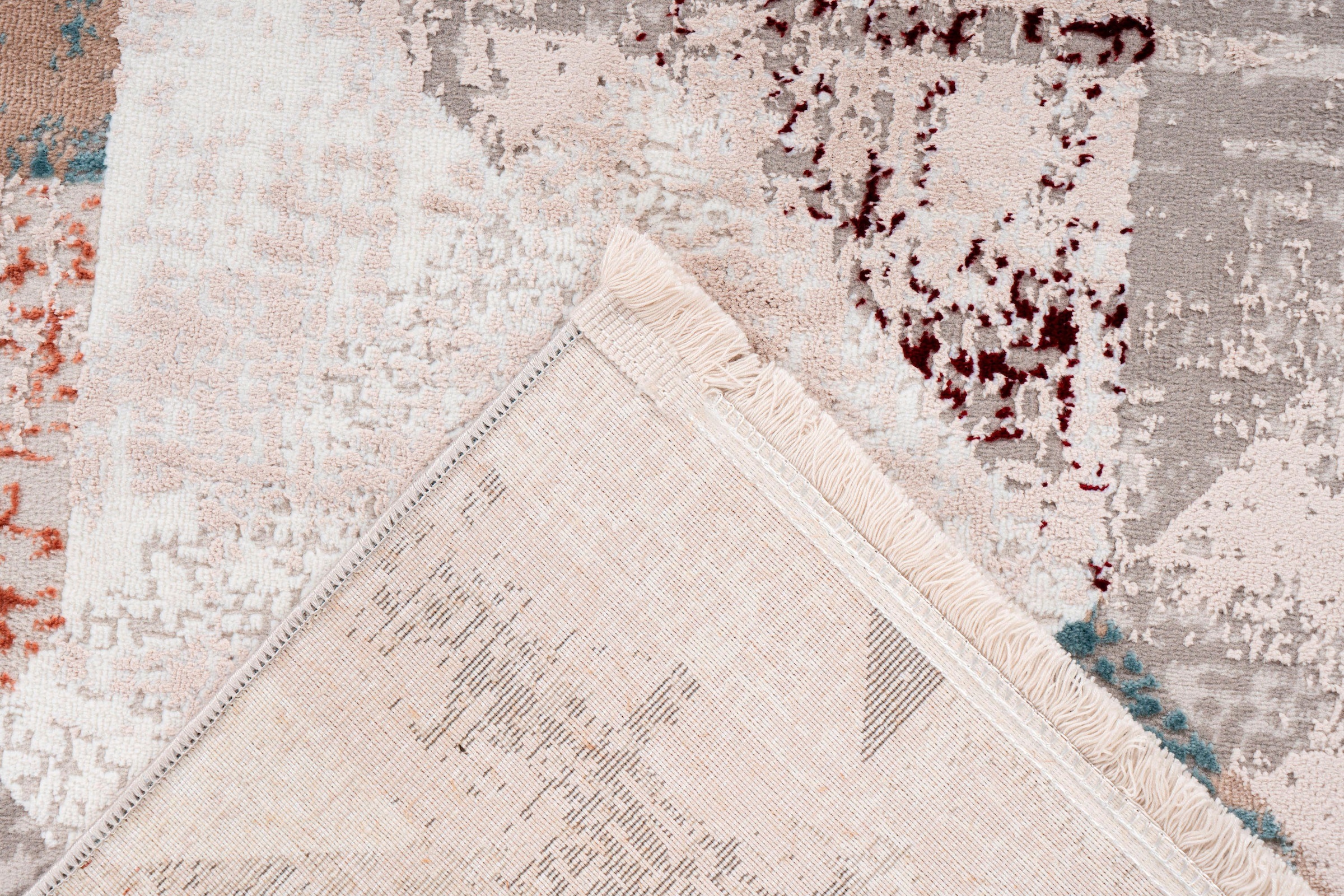 calo-deluxe Teppich »Miran 125« rechteckig 12 mm Höhe Vintage Design, mit Fransen, Wohnzimmer