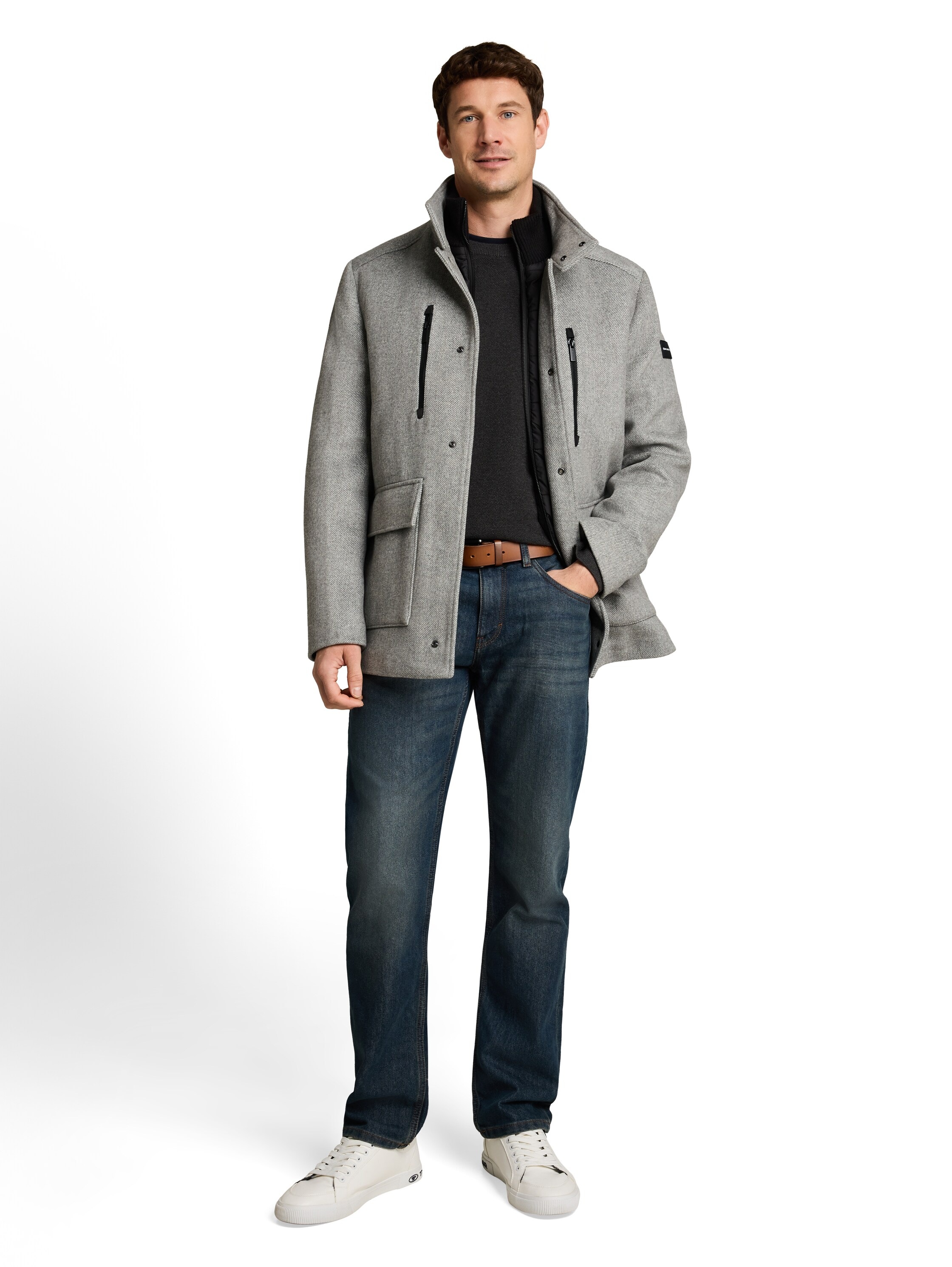 TOM TAILOR Wolljacke mit abnehmbarer Innenjacke