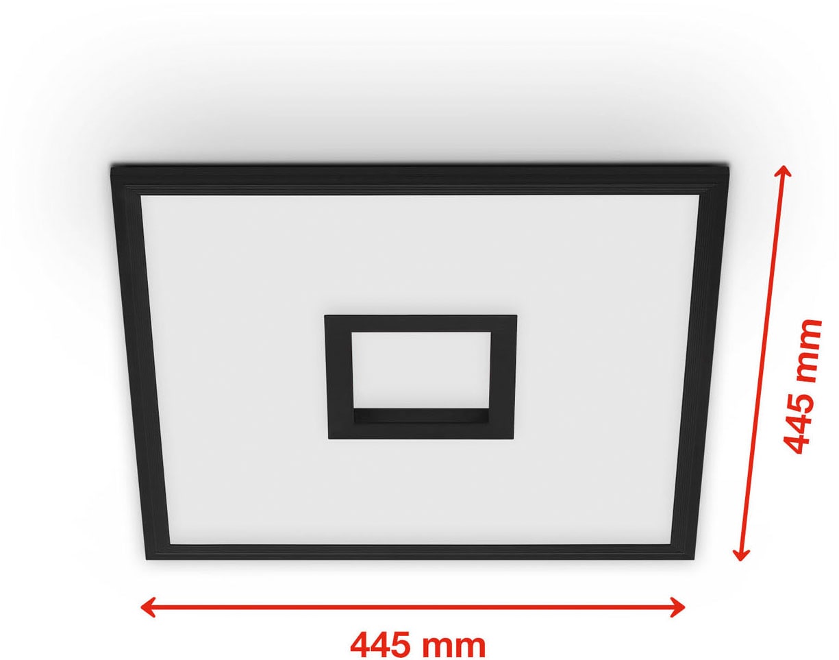 Telefunken LED Panel »319405TF CENTERBACK«, Leuchtmittel LED-Board | LED fest integriert, Deckenleuchte, RGB, Backlight, CCT, inkl. Fernbedienung, dimmbar