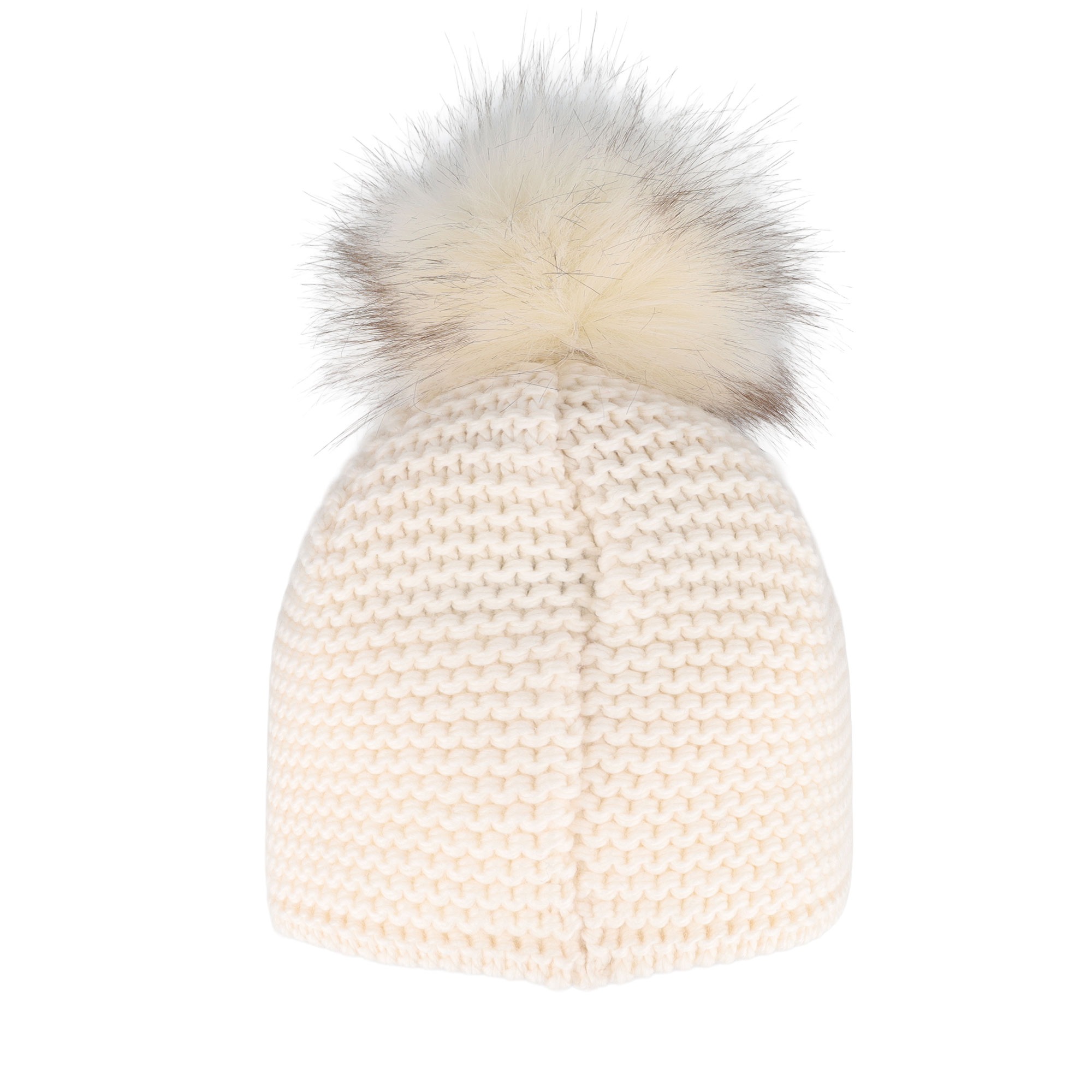 CAPO Bommelmütze Grobstrick, unifarben, gefüttert