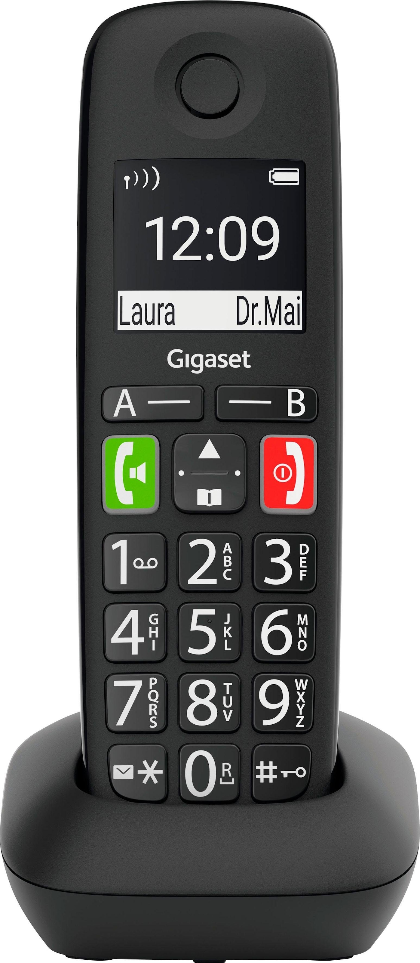 Gigaset Schnurloses DECT-Telefon »E290HX«, ➥ (Mobilteile: 3 | XXL UNIVERSAL Jahre Garantie 1)