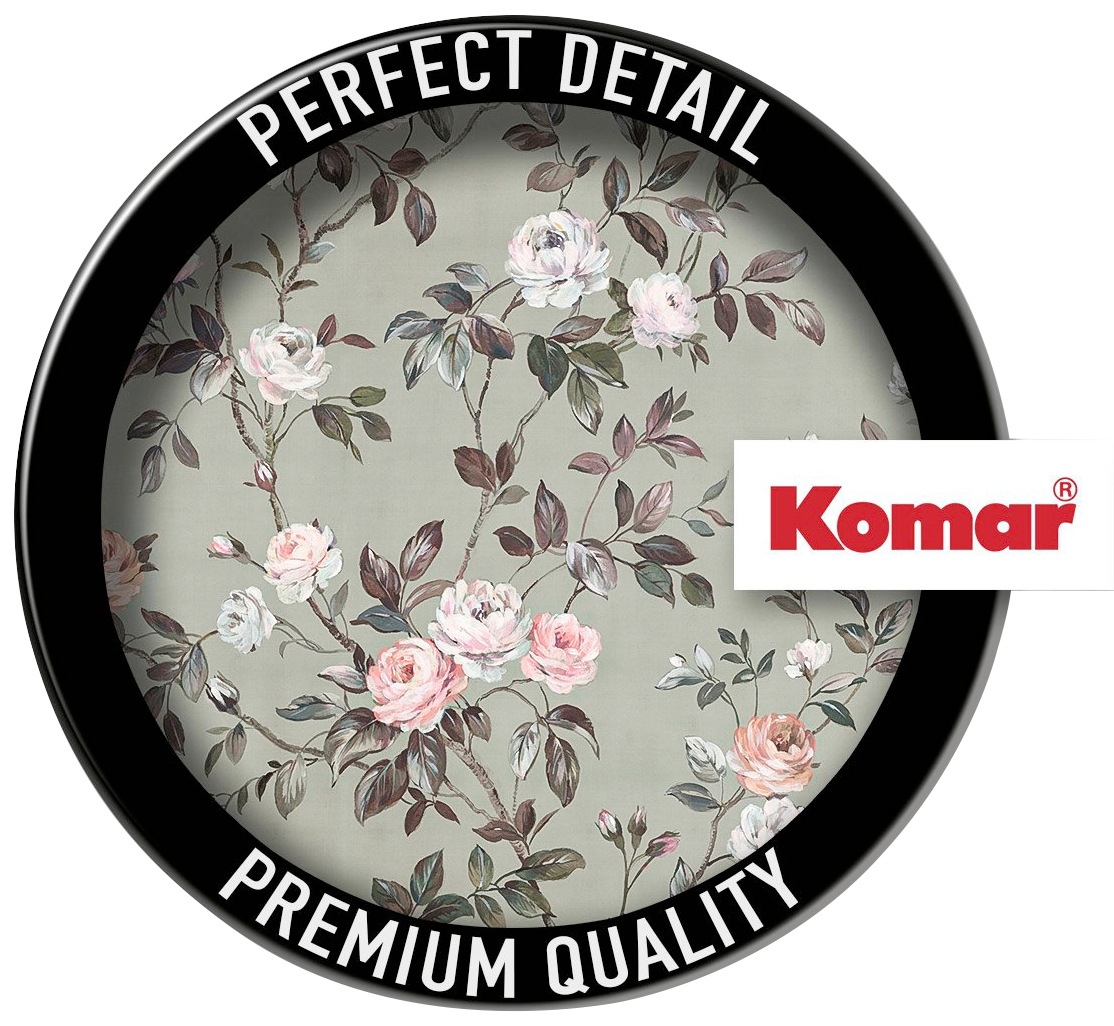 Komar Vliestapete »Digitaldruck Vlies -  Rosellia - Größe 350 x 250 cm« bedruckt glatt Wohnzimmer, Schlafzimmer