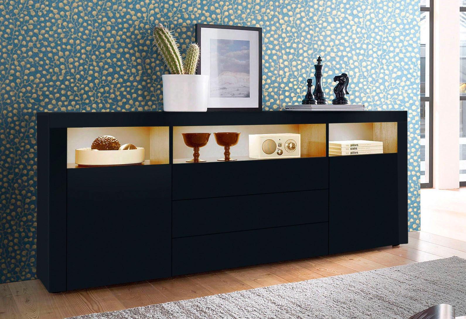 borchardt Möbel Sideboard "Santa Fé, Kommode 166 cm breit" Breite 166 cm