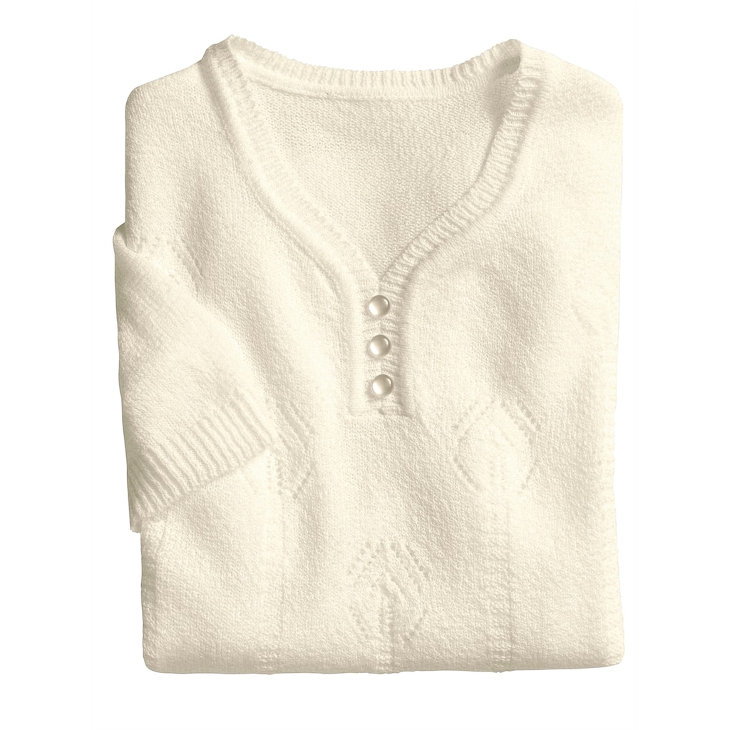 Classic Basics V-Ausschnitt-Pullover »Pullover«