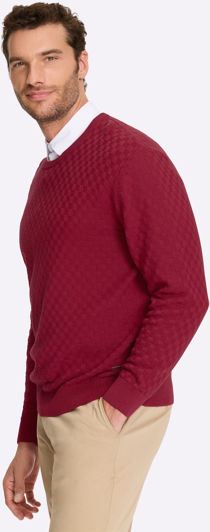 Marco Donati Rundhalspullover »Pullover«