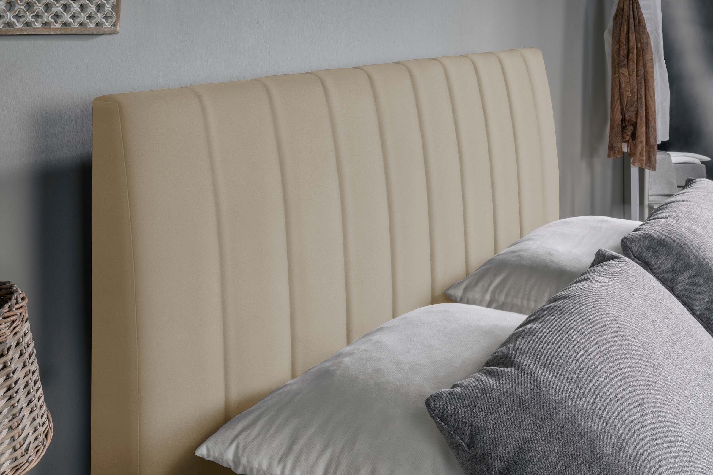 alina Boxspringbett »Marvin« inklusive Bettkasten und Topper, in diversen Ausführungen