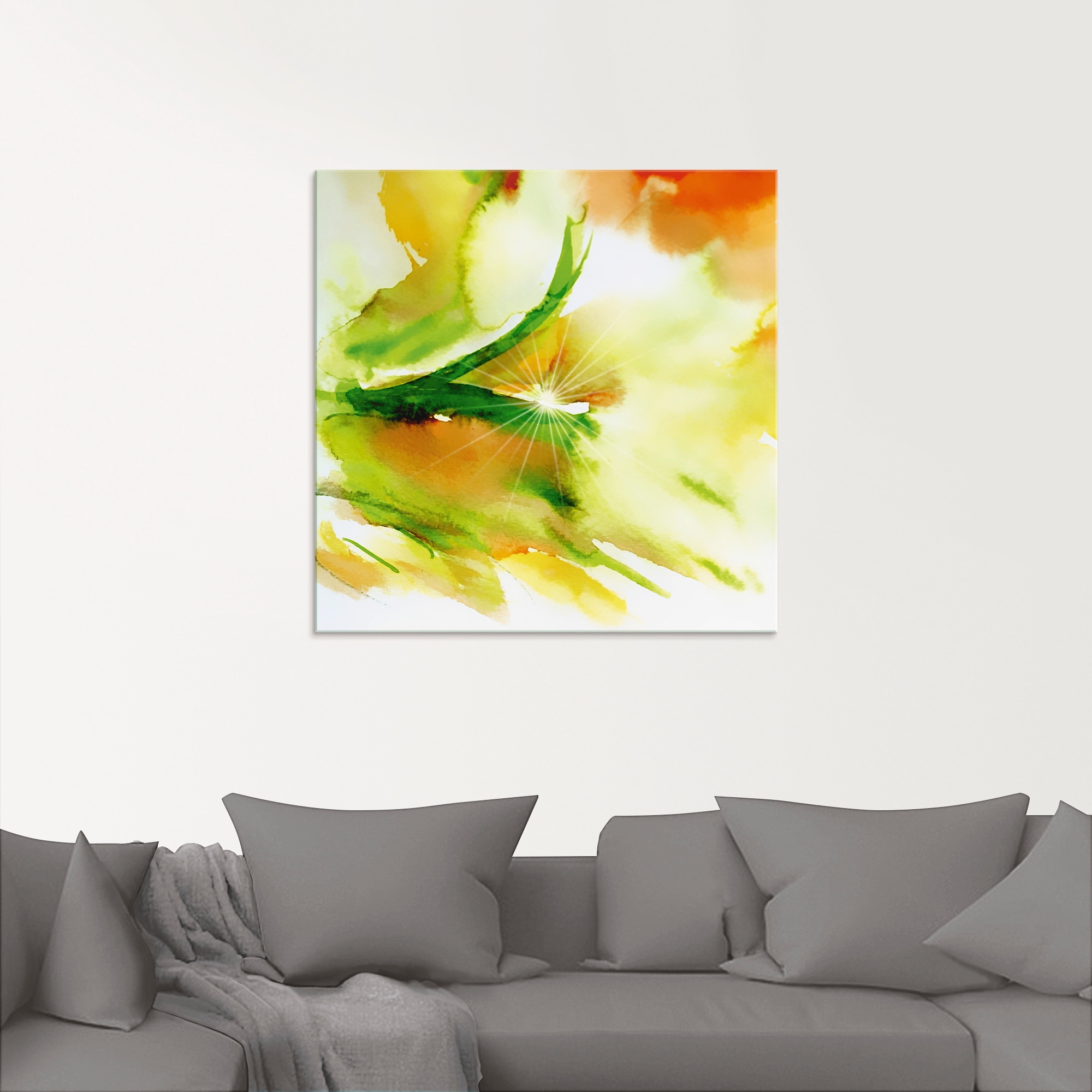 Artland Glasbild »Morgenlicht« Gegenstandslos 1 Stk. tlg. in verschiedenen Größen