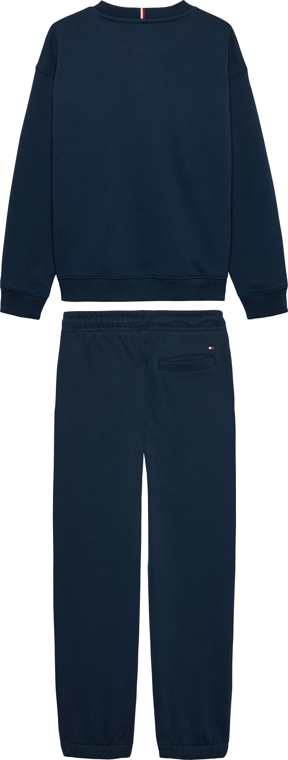 Tommy Hilfiger Langarmshirt & Hose »MINI CORP C-NECK SWEATSHIRT SET« 2 Stk. Kinder bis 16 Jahre
