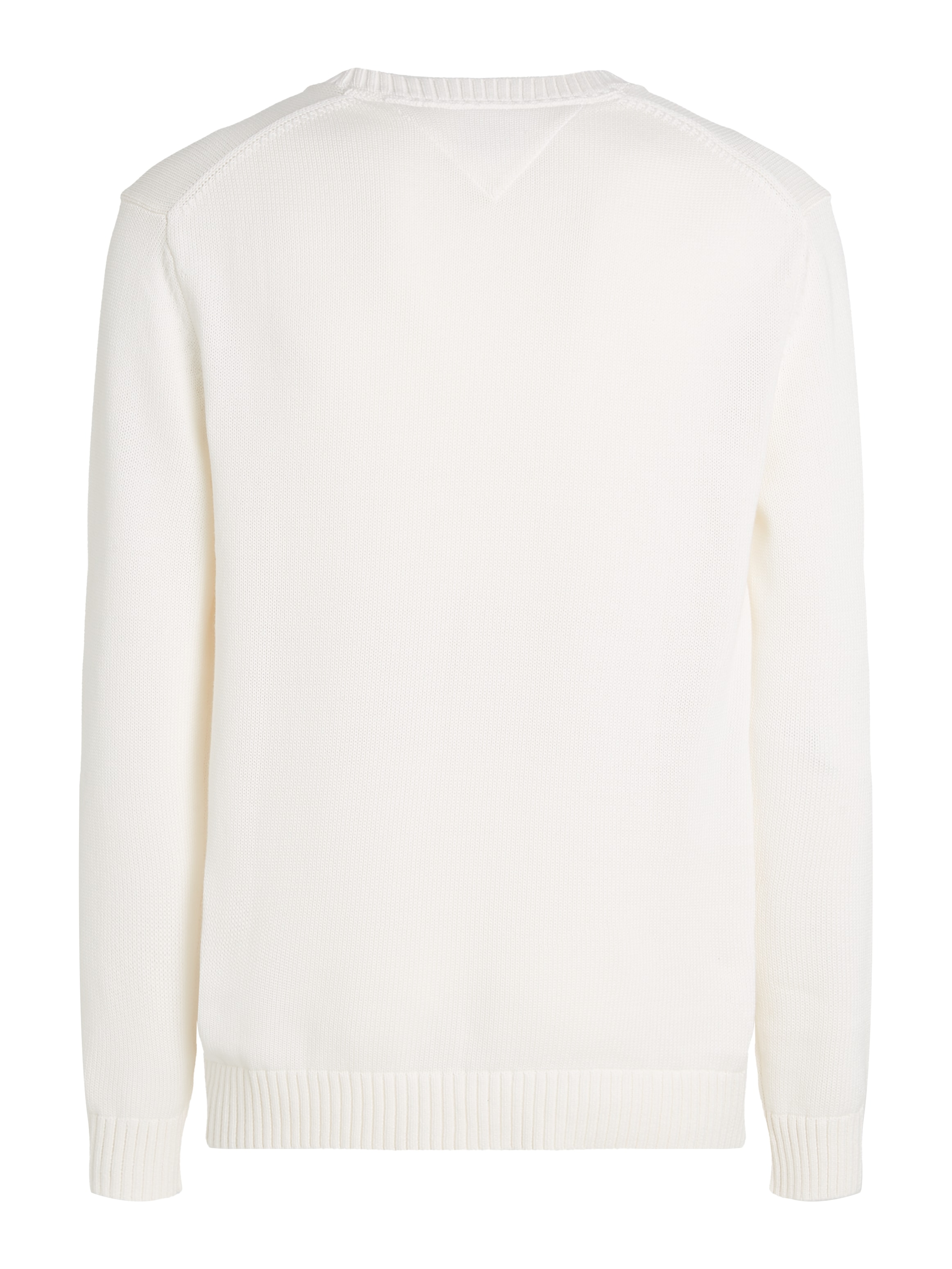 Tommy Jeans Strickpullover »TJM SLIM ESSNTLS C-NECK SWEATER«, mit Markenlogo auf der Brust