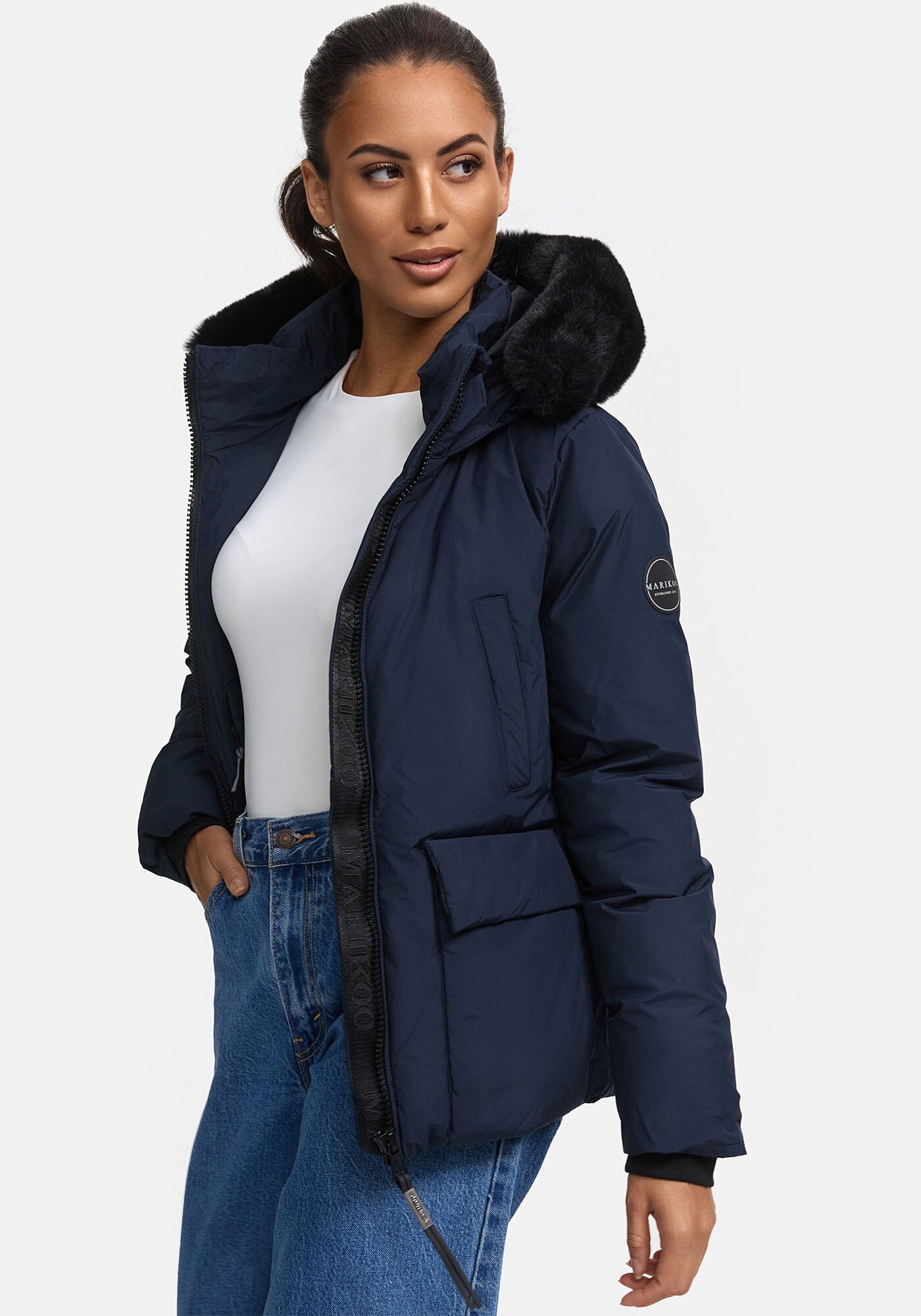Marikoo Winterjacke »Marikoo Morinaa Damen Winterjacke N005«