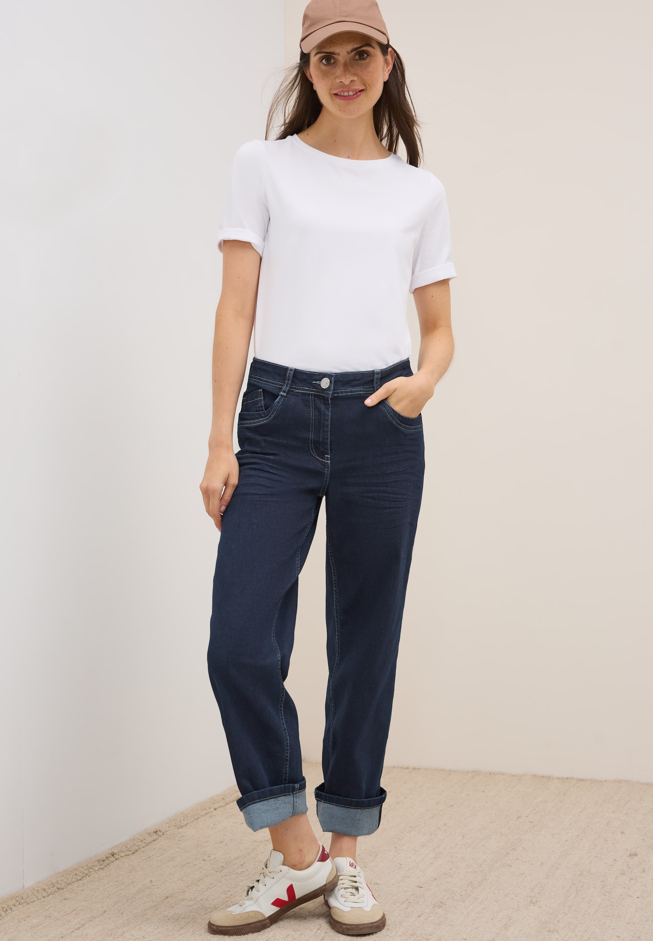 Cecil Straight-Jeans »Style NEELE Straight«, im Loose Fit