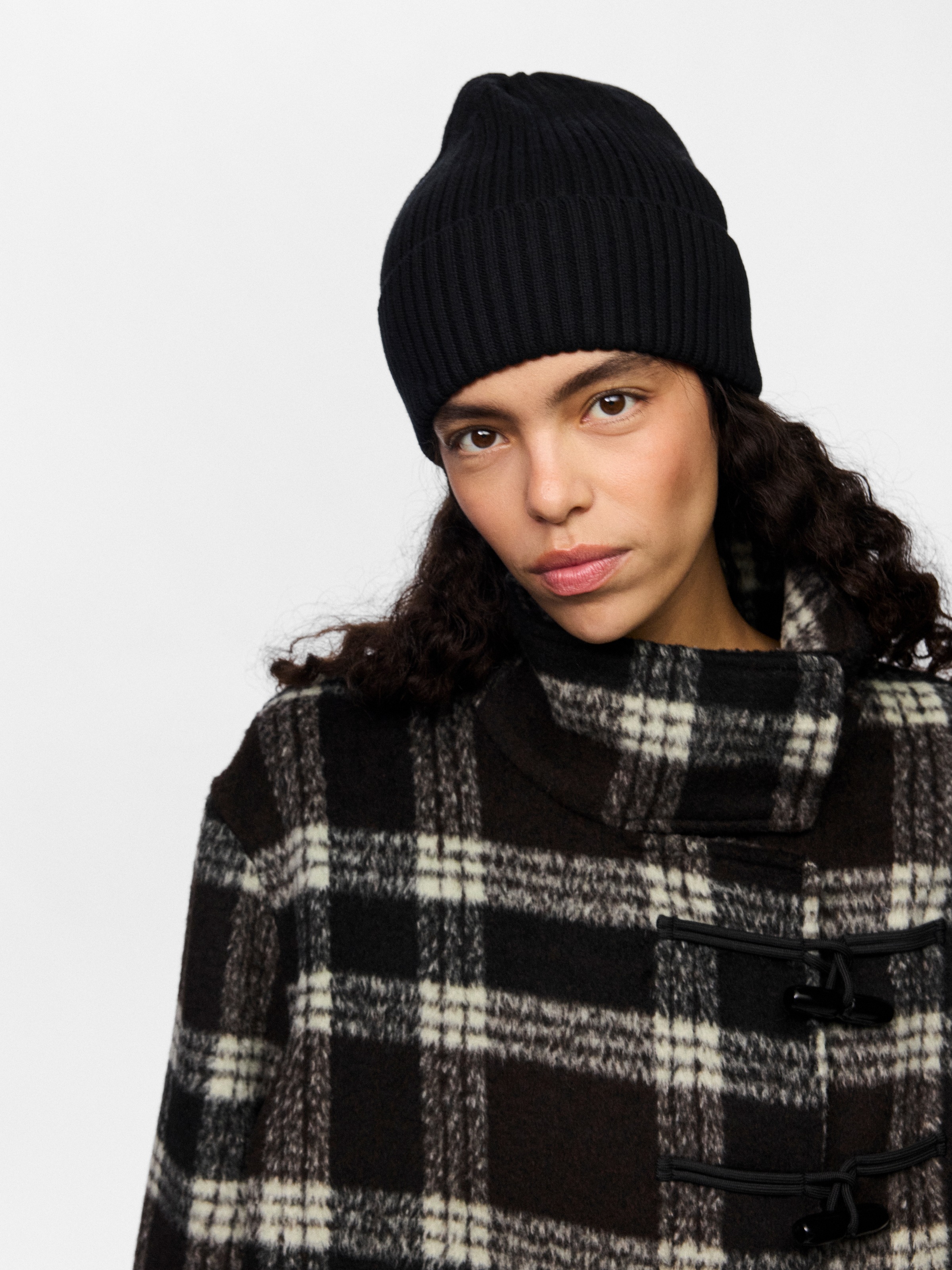 pieces Strickmütze »PCSVEA HOOD NOOS BC« Baumwolle