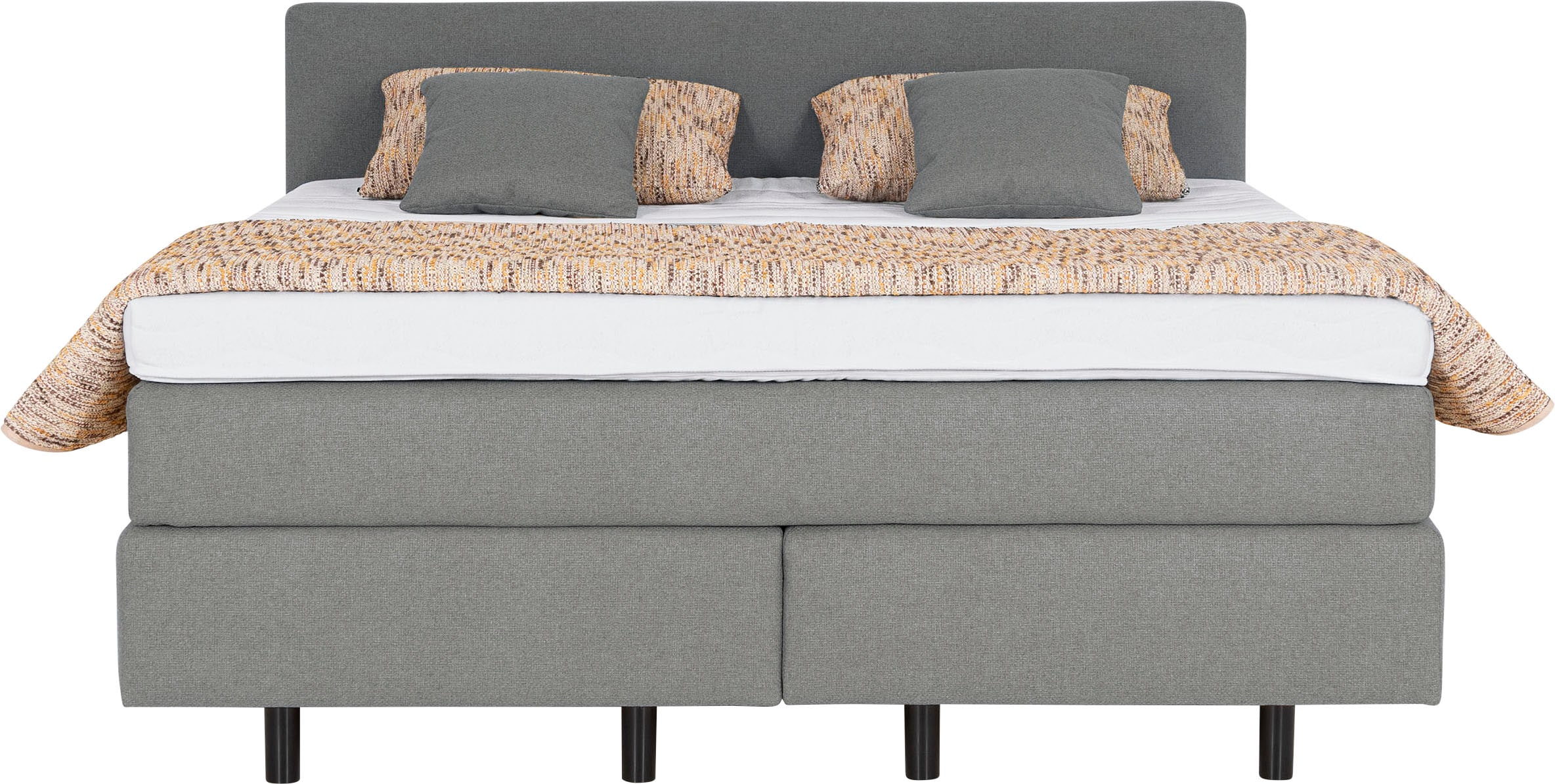 Die PlanBar Boxspringbett »OC-ON23163« inkl. Matratzen, Topper u. Bonellfederkern Unterbau, 160/180x200cm