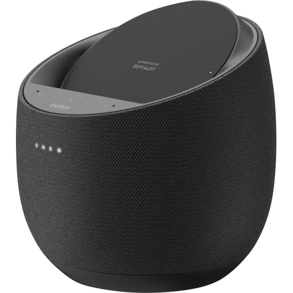 Belkin Smart Speaker »Soundform Elite«, (WLAN, Bluetooth, Alexa-Sprachsteuerung, drahtloses Ladegerät)