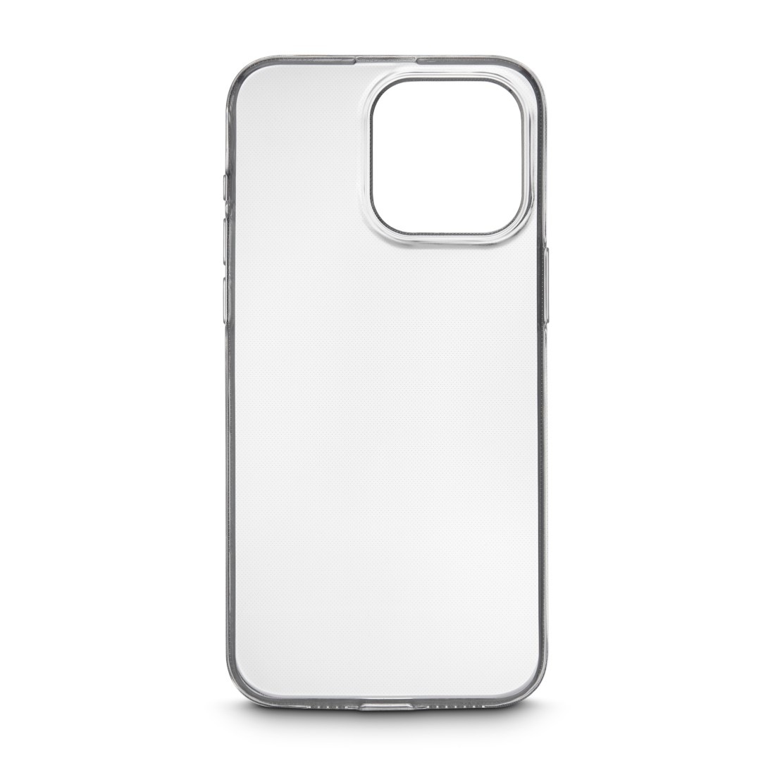 Hama Handyhülle »Handyhülle „Always Clear“ f. iPhone 15 Pro (kratzfest, ohne Vergilben)« Apple iPhone 15 Pro Anti-Rutsch-Oberfläche und bezogene Seitentasten