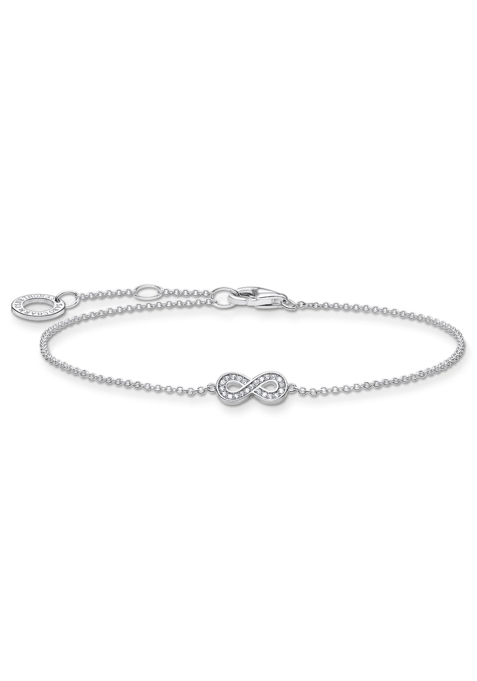 THOMAS SABO Armband "Infinity/Unendlichkeitsschleife" mit Zirkonia (synth.)