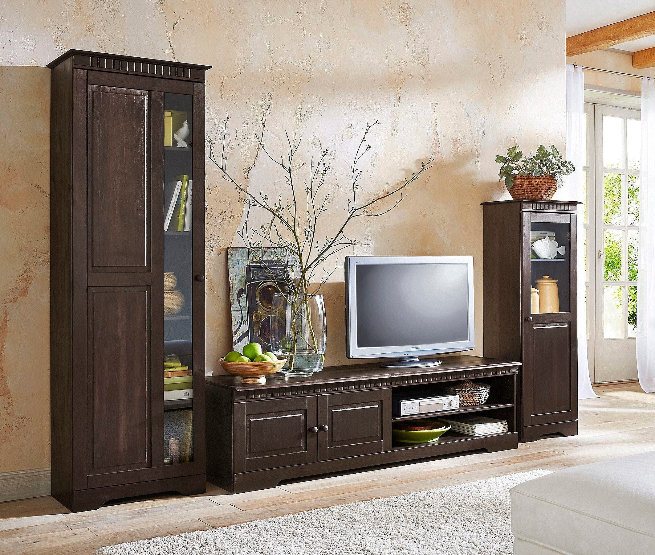 OTTO home Lowboard »Cubrix« Kommode aus schönem massivem Kiefernholz, Breite 162 cm