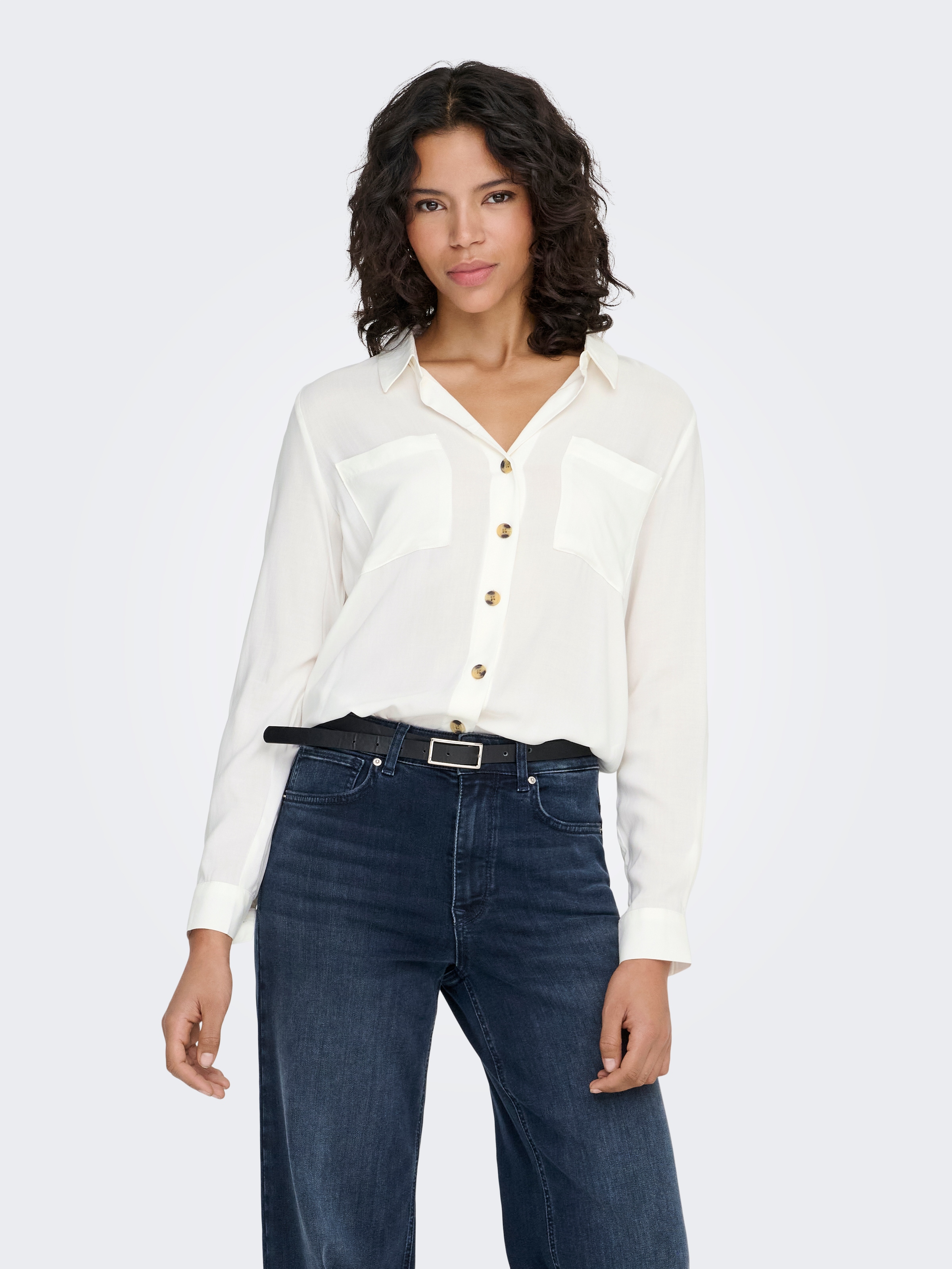 ONLY Hemdbluse »ONLYASMIN SHIRT L/S WVN NOOS«