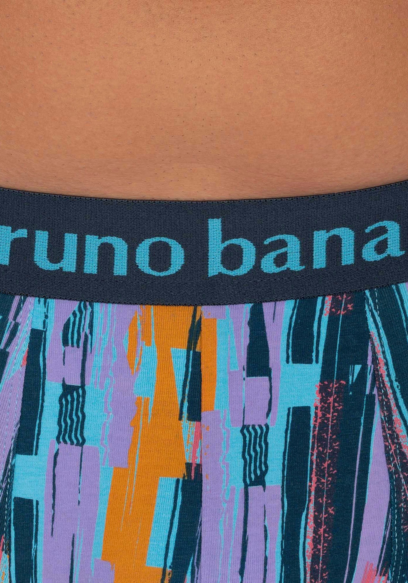 Bruno Banani Boxershorts »Retro Pants«, (2er Pack), mit stylischen Mustern