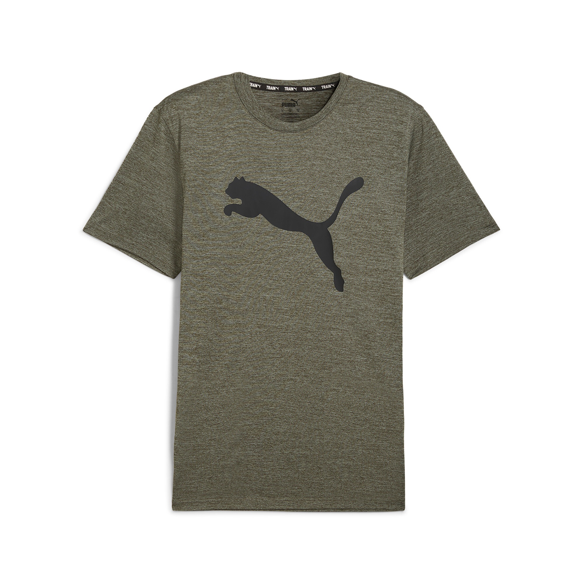 PUMA Trainingsshirt »TRAIN FAV HEATHER CAT TEE« mit DryCELL-Technologie, seitliche Belüftungsöffnungen