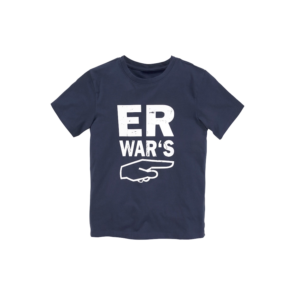 KIDSWORLD T-Shirt »ER WAR`S«