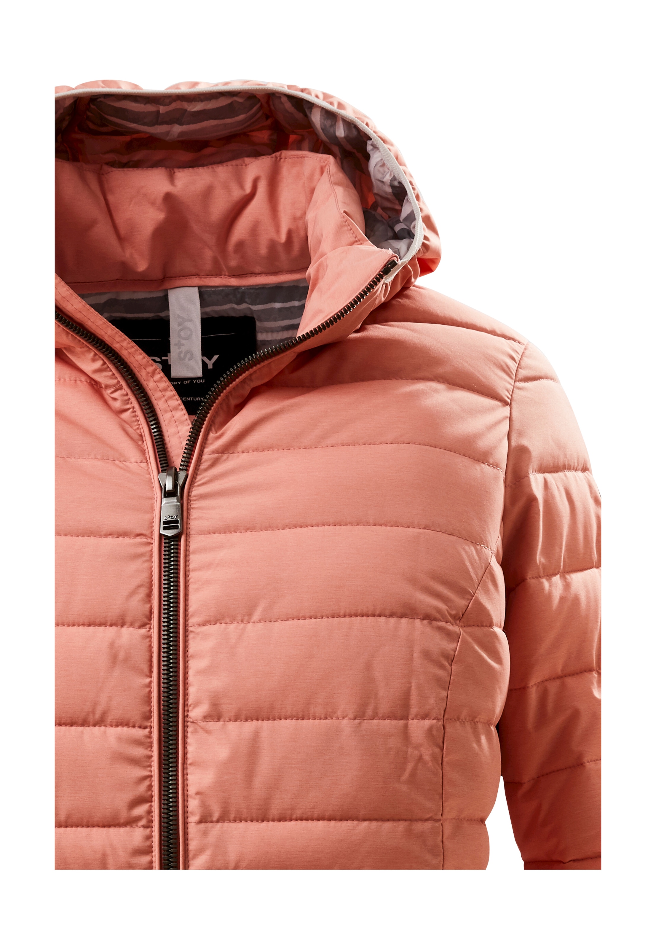 STOY Steppjacke »STS 17 WMN QLTD JCKT« atmungsaktive Steppjacke mit abnehm. Kapuze in großen Größen