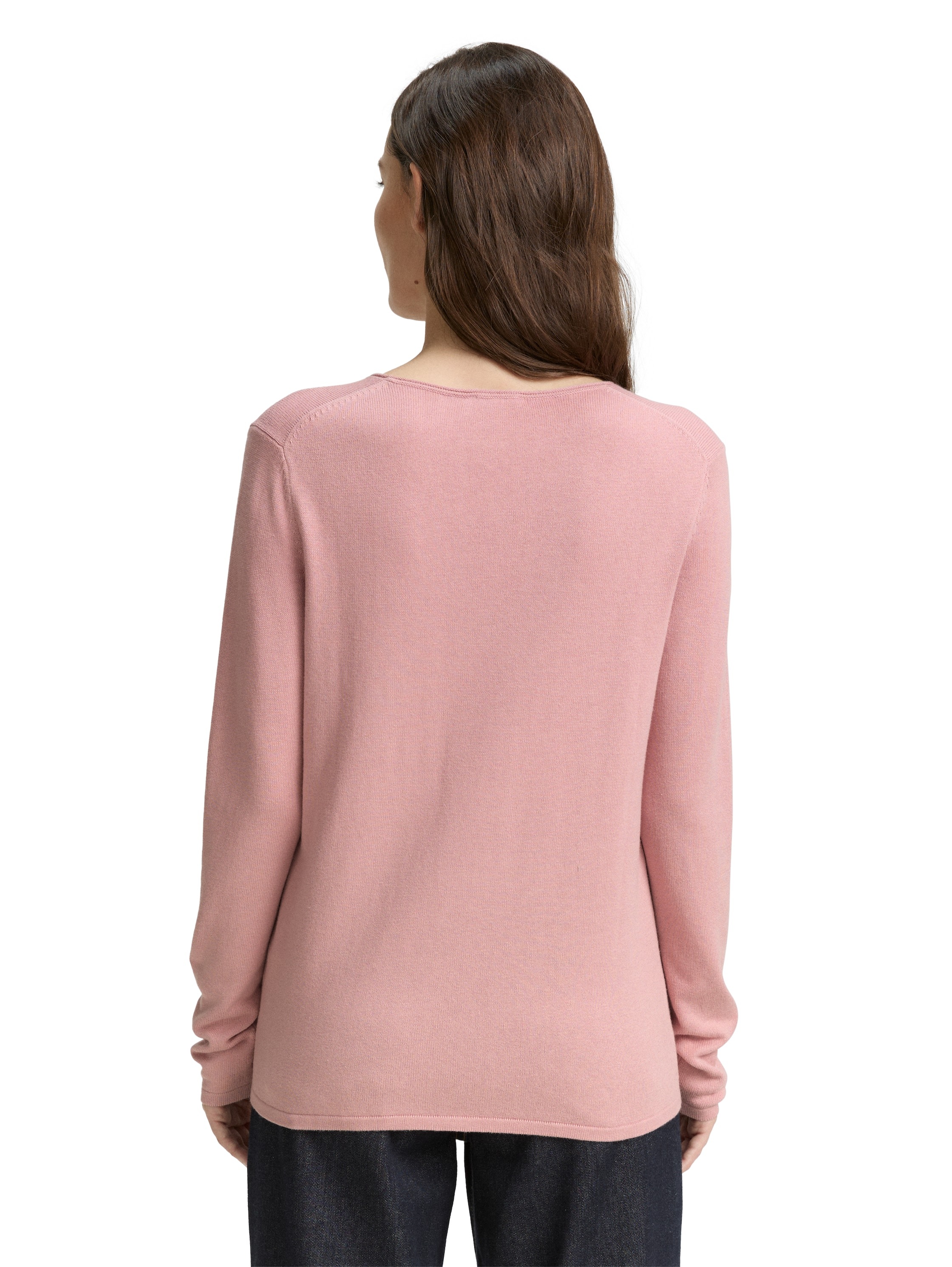 TOM TAILOR V-Ausschnitt-Pullover