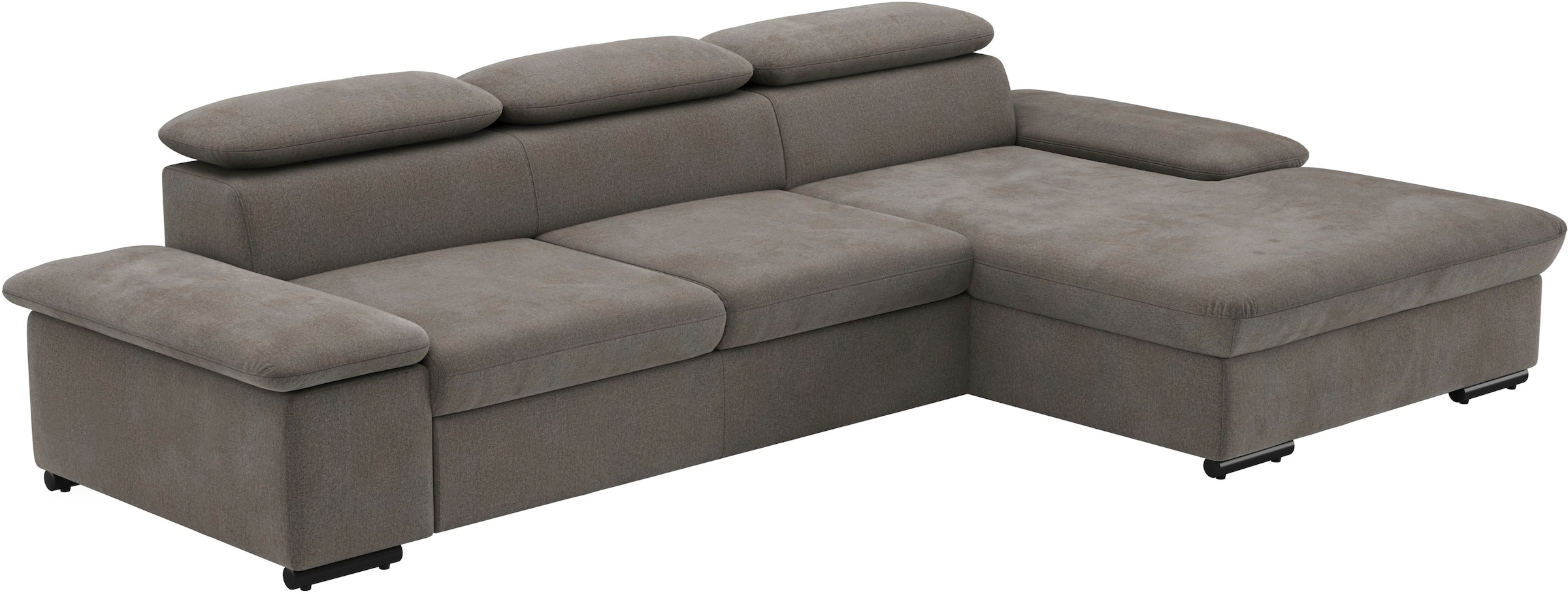 sit&more Ecksofa »Alcudia L-Form«, wahlweise mit Bettfunktion