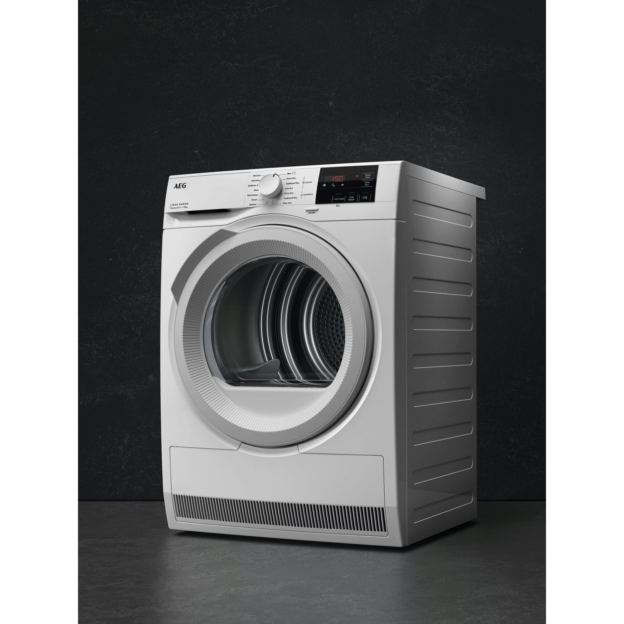 AEG Wärmepumpentrockner »TR7T50580« 7000 SensiDry® SensiDry® Wärmepumpentrockner: schonend trocknen & Energie sparen