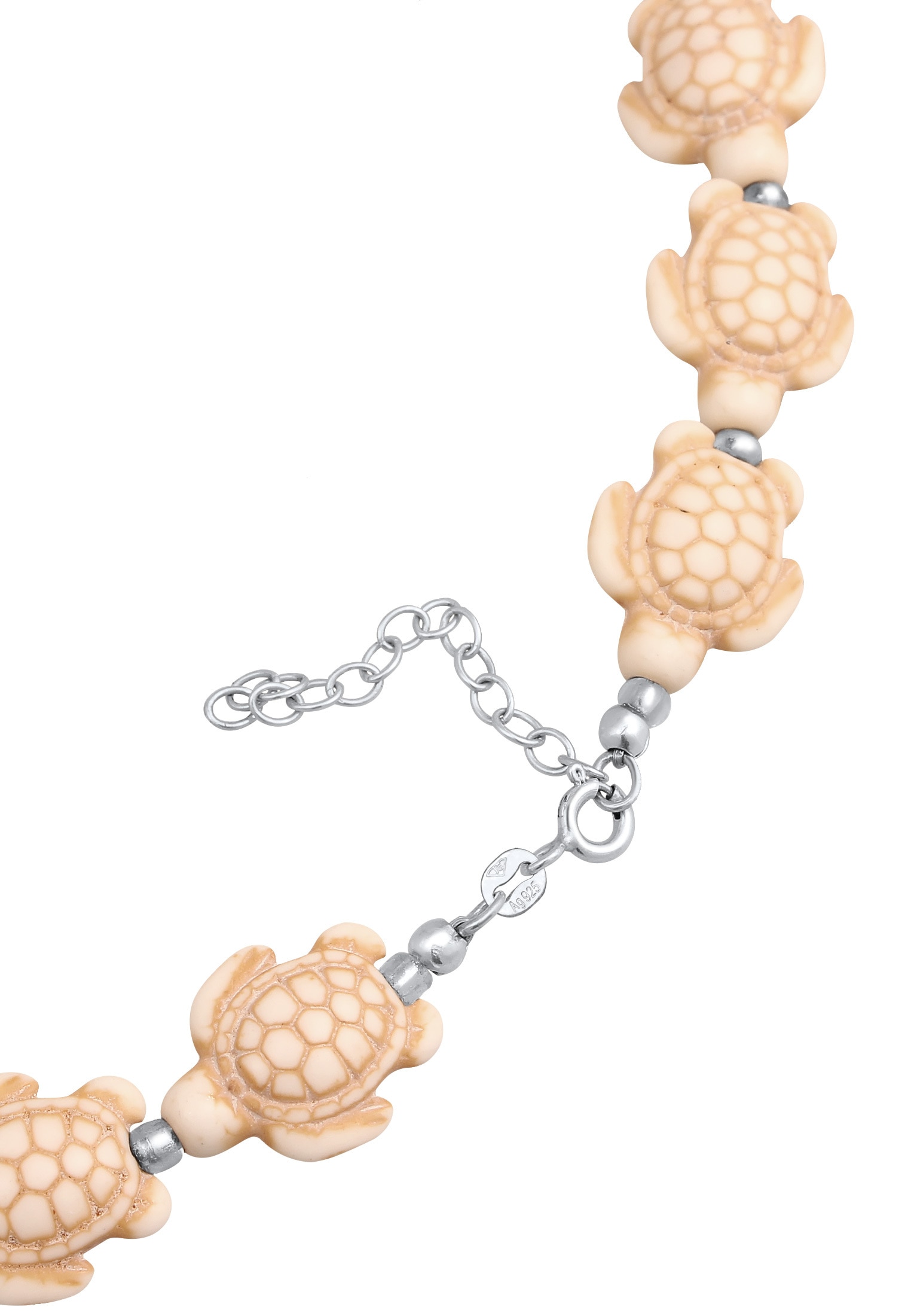 Elli Choker »Halskette Choker Howlith Schildkröten 925 Sterling Silver«