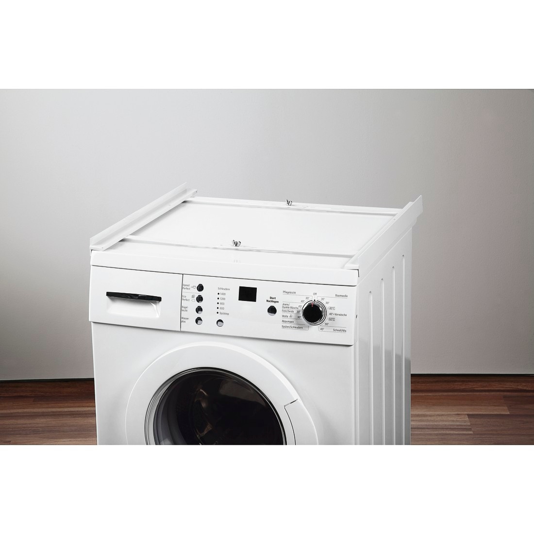 Xavax Zwischenbaurahmen »(offene Front) für Waschmaschine & Trockner,  55-66cm«, Mit Sicherungs-Zurrgurt mit 3 Jahren XXL Garantie