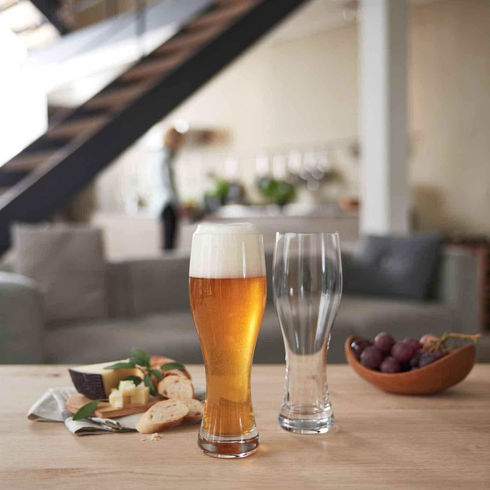 LEONARDO Bierglas »Weizenbiergläser Taverna 500 ml 8er Set transparent«