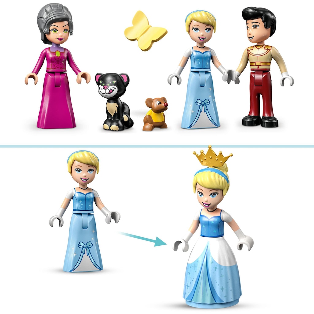 LEGO® Konstruktionsspielsteine »Cinderellas Schloss (43206), LEGO® Disney Princess«, (365 St.)