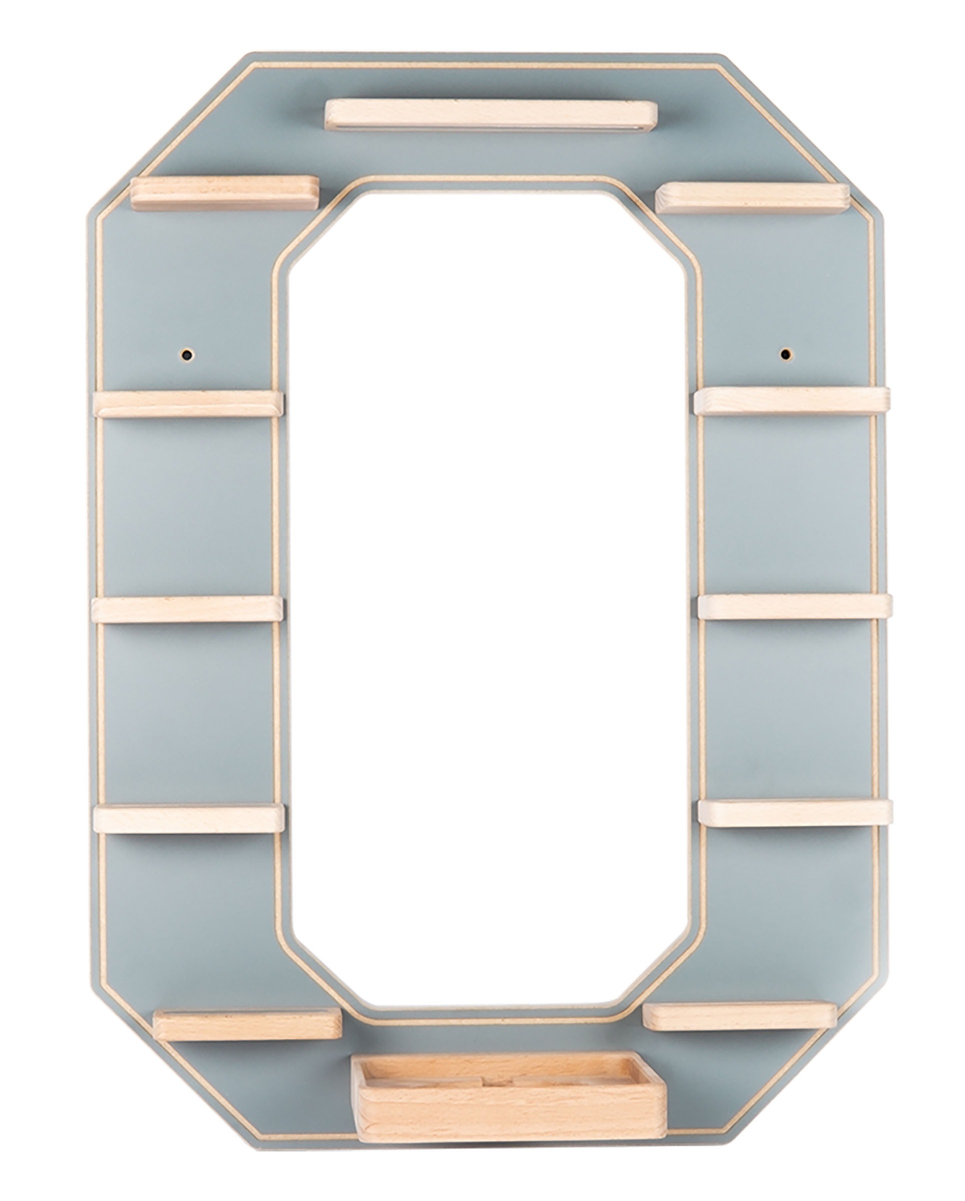 Boarti Wandregal »Holz Regal Buchstabe O für Toniebox Tonies Figuren« 1 Stk. tlg.