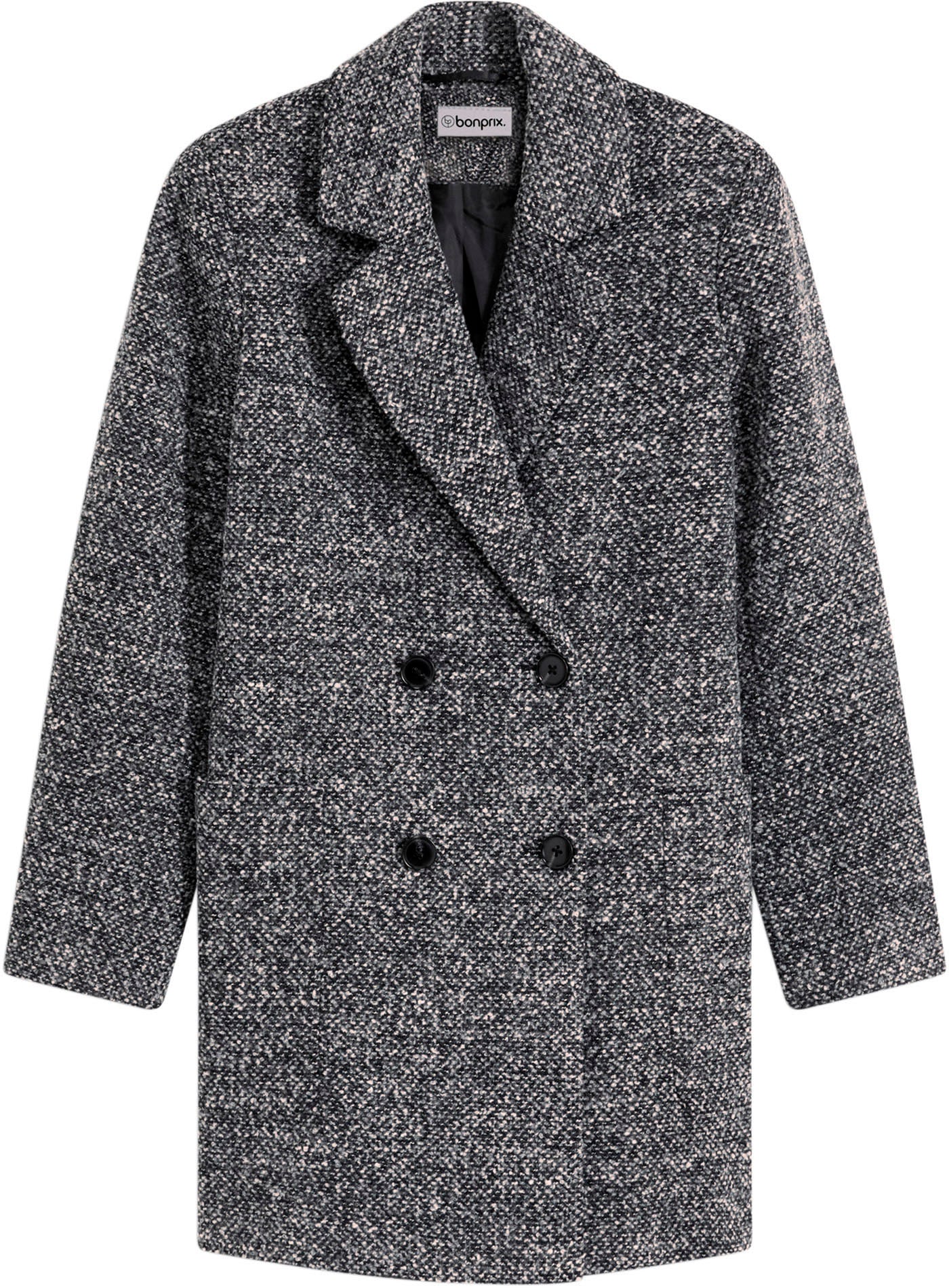 bonprix Kurzmantel »Kurzmantel in Wolloptik« aus Polyester und Wolle, vollständig gefüttert, lockere Passform