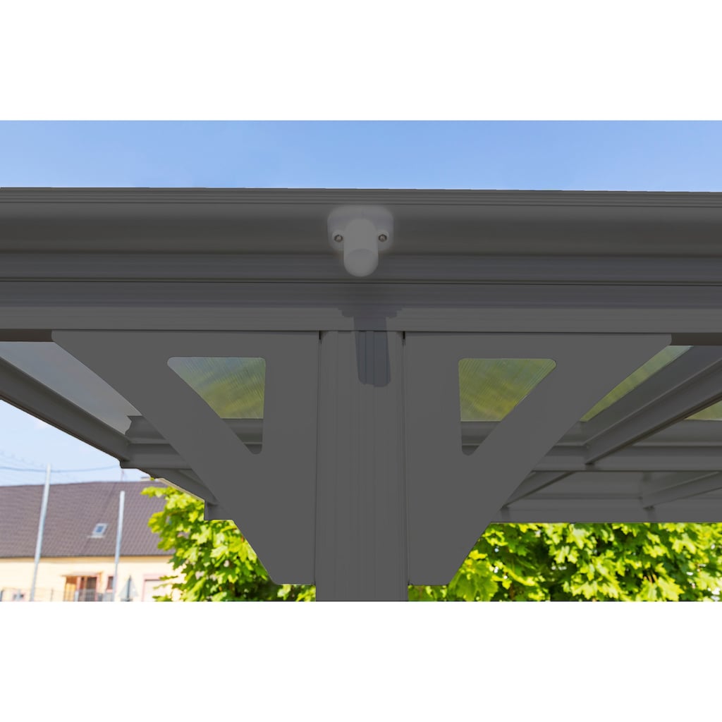 WESTMANN Einzelcarport »Rundbogen«, Aluminium, 276 cm, Anthrazit