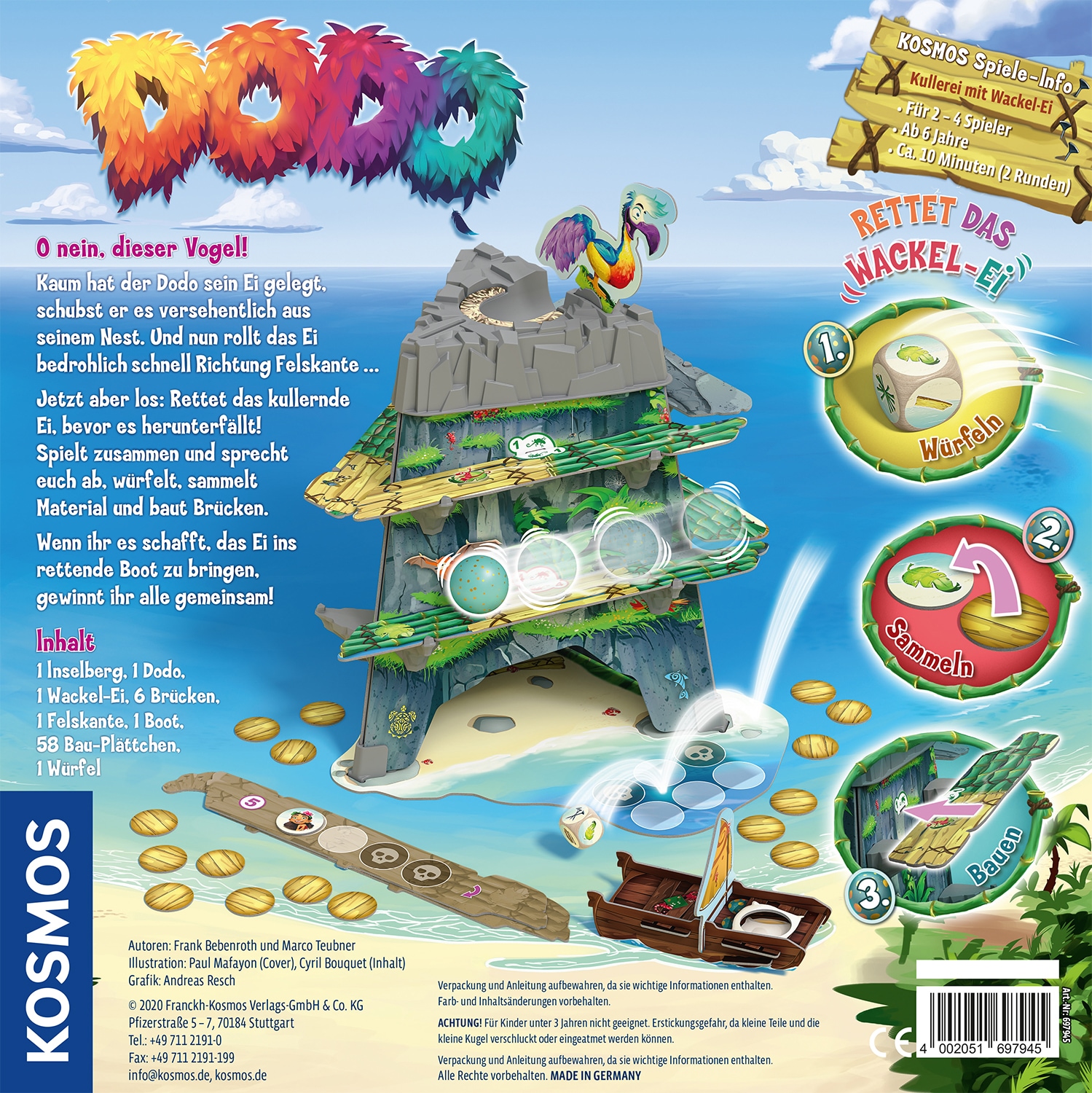 Kosmos Spiel »Dodo - Rettet das Ei!«