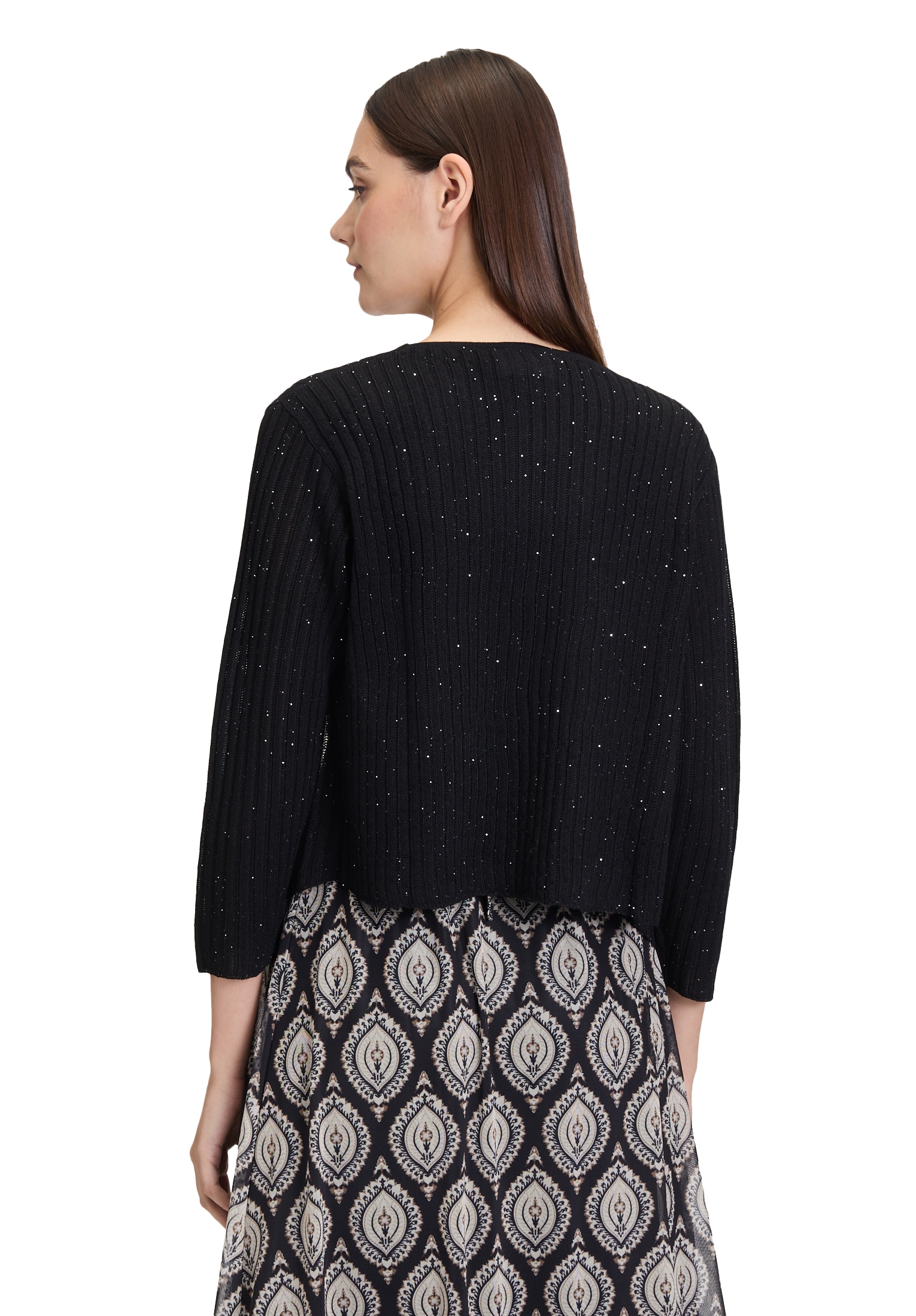 Cartoon Strickjacke »Shirtjacke mit 3/4 Arm«
