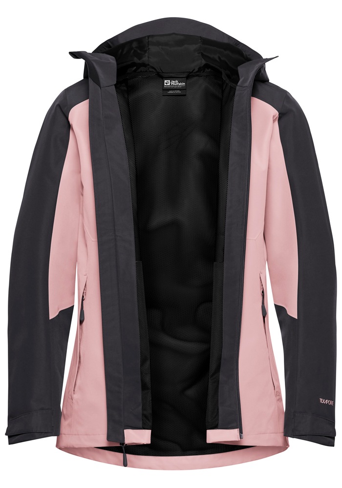 Jack Wolfskin Outdoorjacke »WILDBOUND 2L JKT W« mit Kapuze