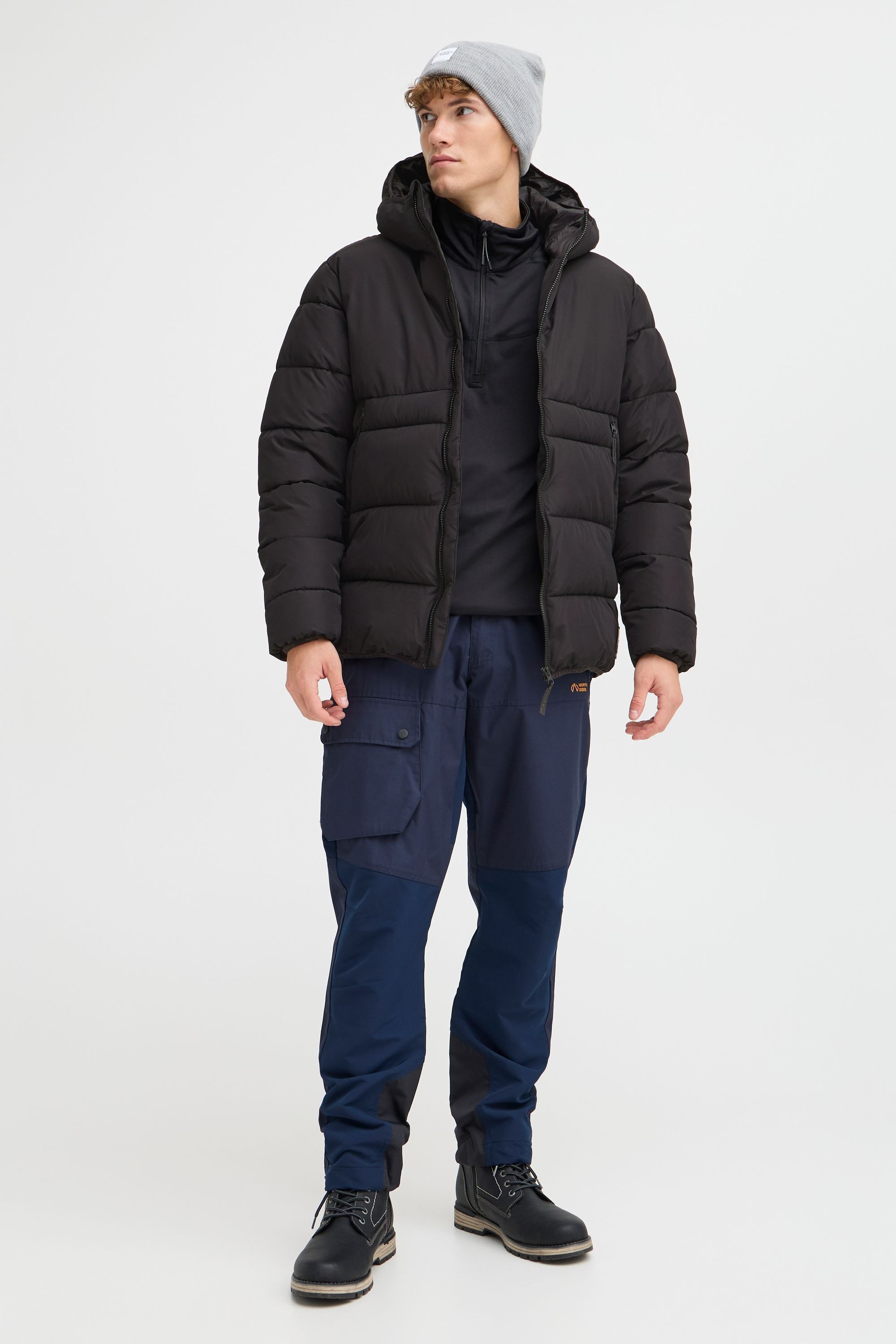 North Bend Steppjacke »Steppjacke NBSareno M«, mit Kapuze